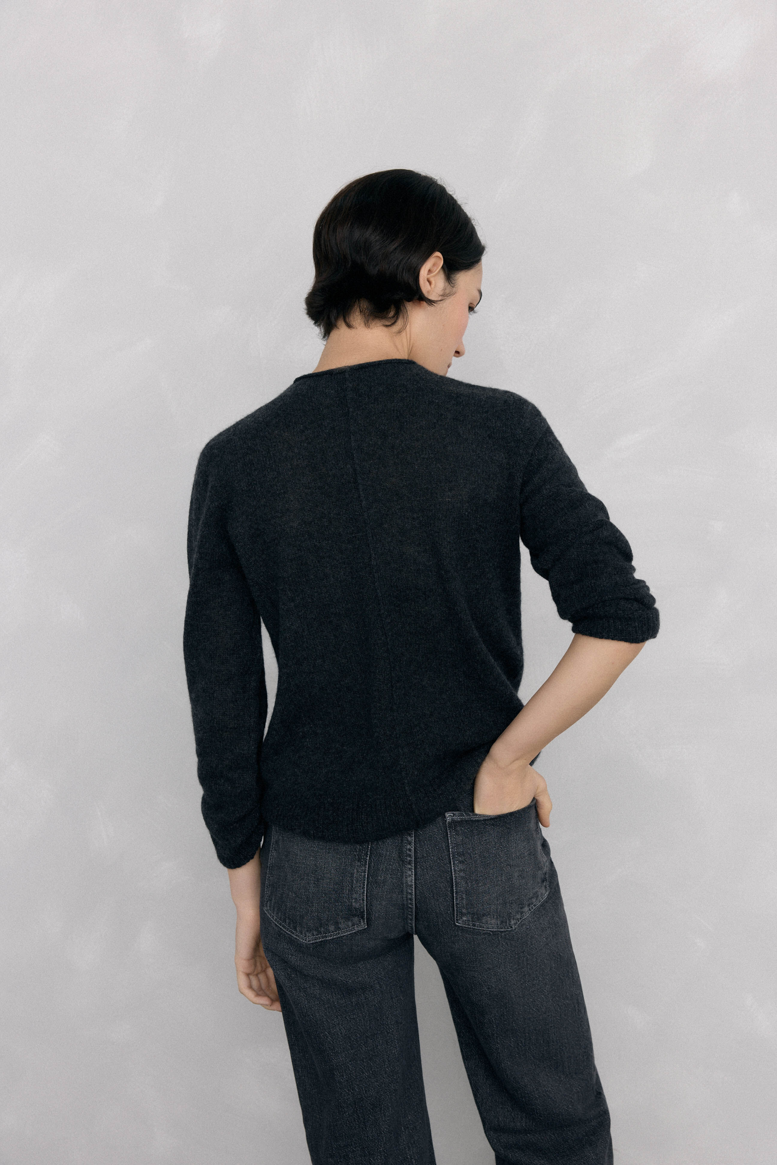 Pedro del Hierro Cashmere jumper Grey