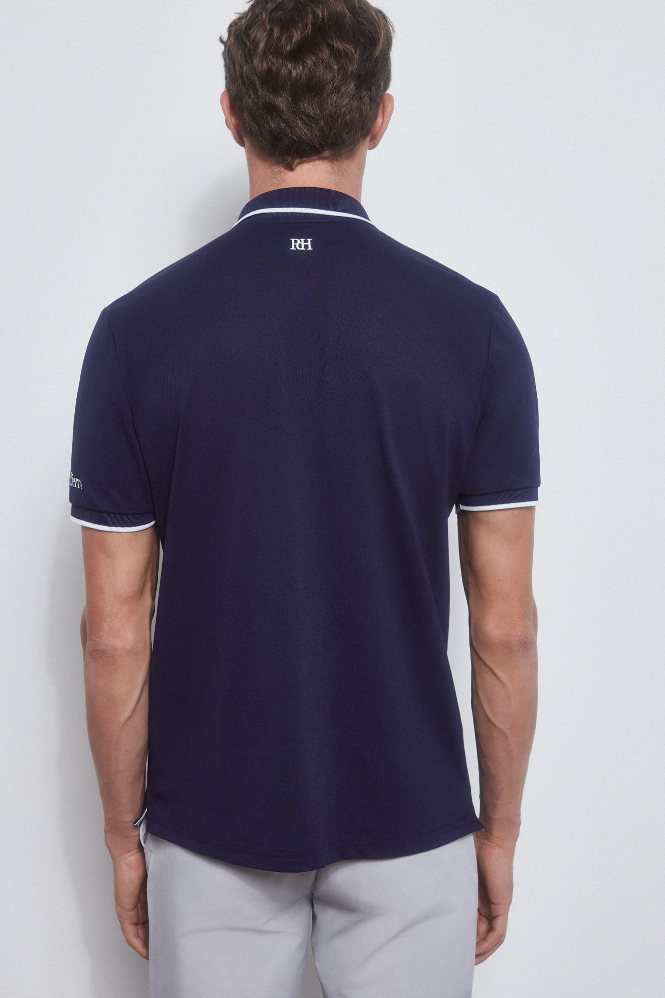 Pedro del Hierro Polo liso t&eacute;cnico GOLF Azul