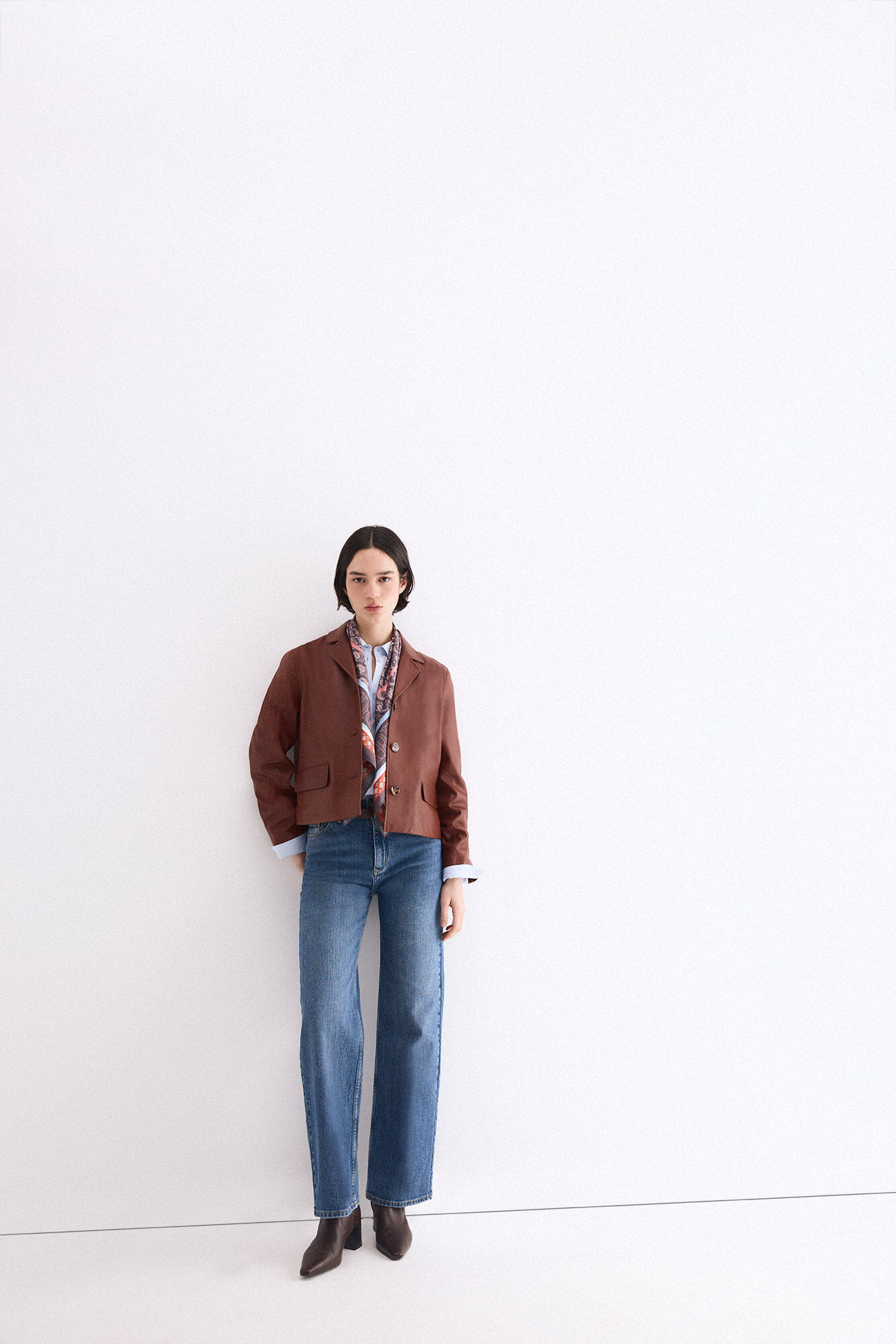 Pedro del Hierro Striped basic easy iron shirt Blue