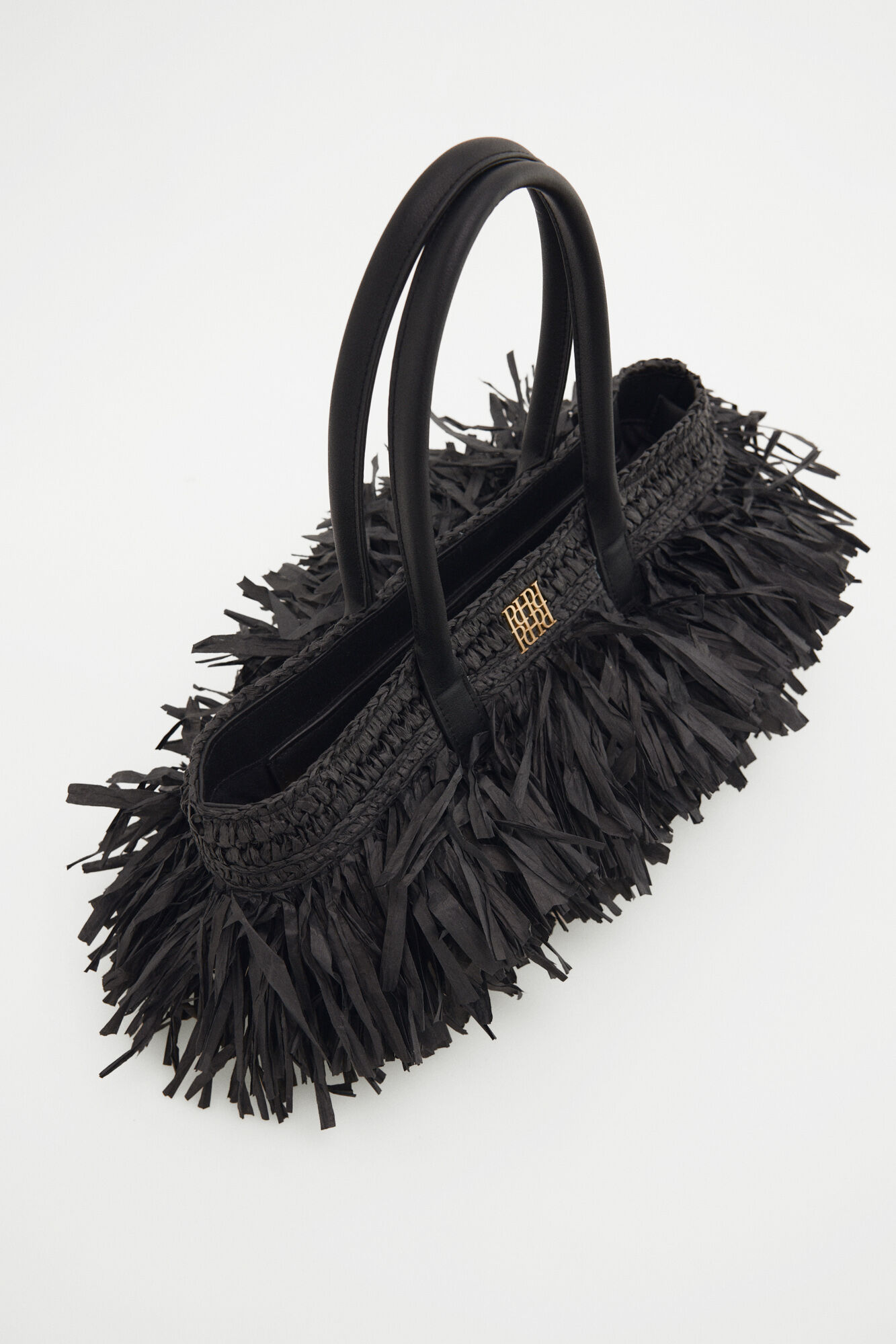 Pedro del Hierro Fringed shoulder bag Black