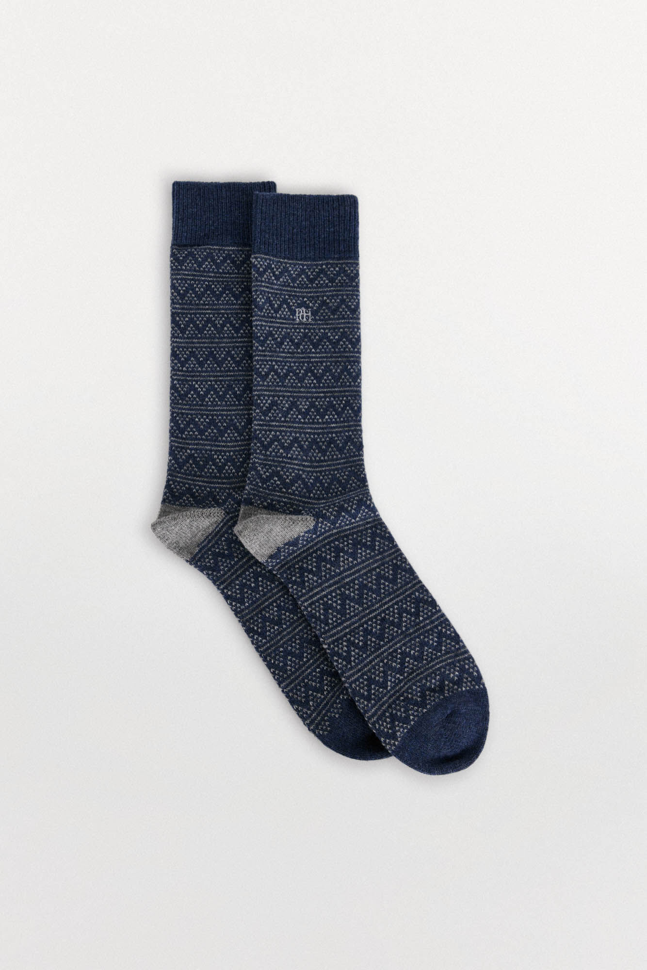 Pedro del Hierro wool socks with Greek motifs
