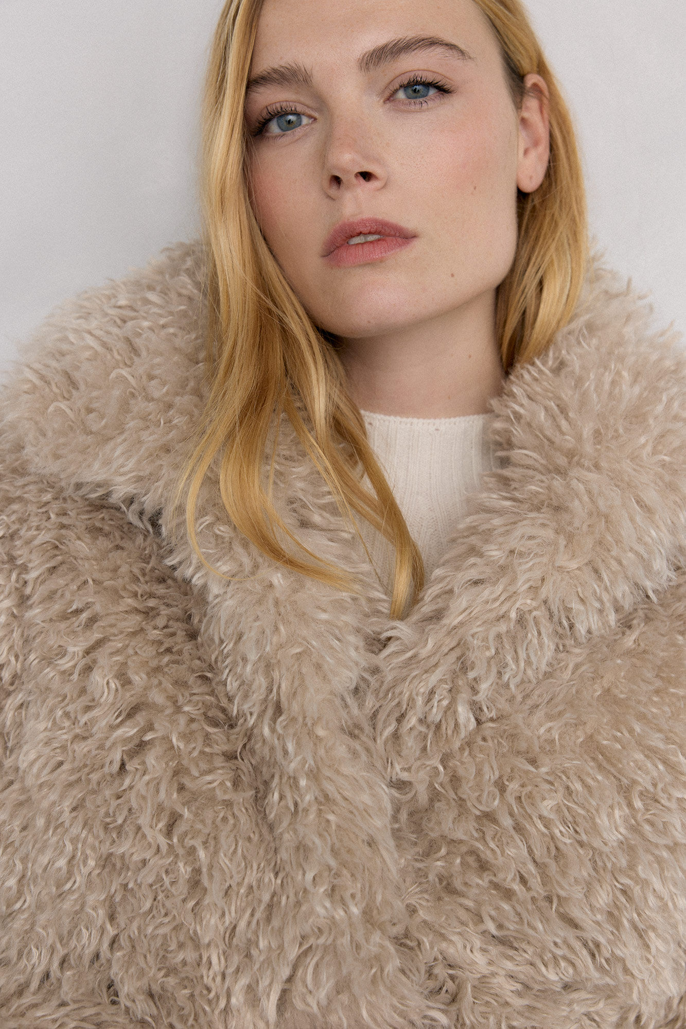 Pedro del Hierro Coat fur effect coat