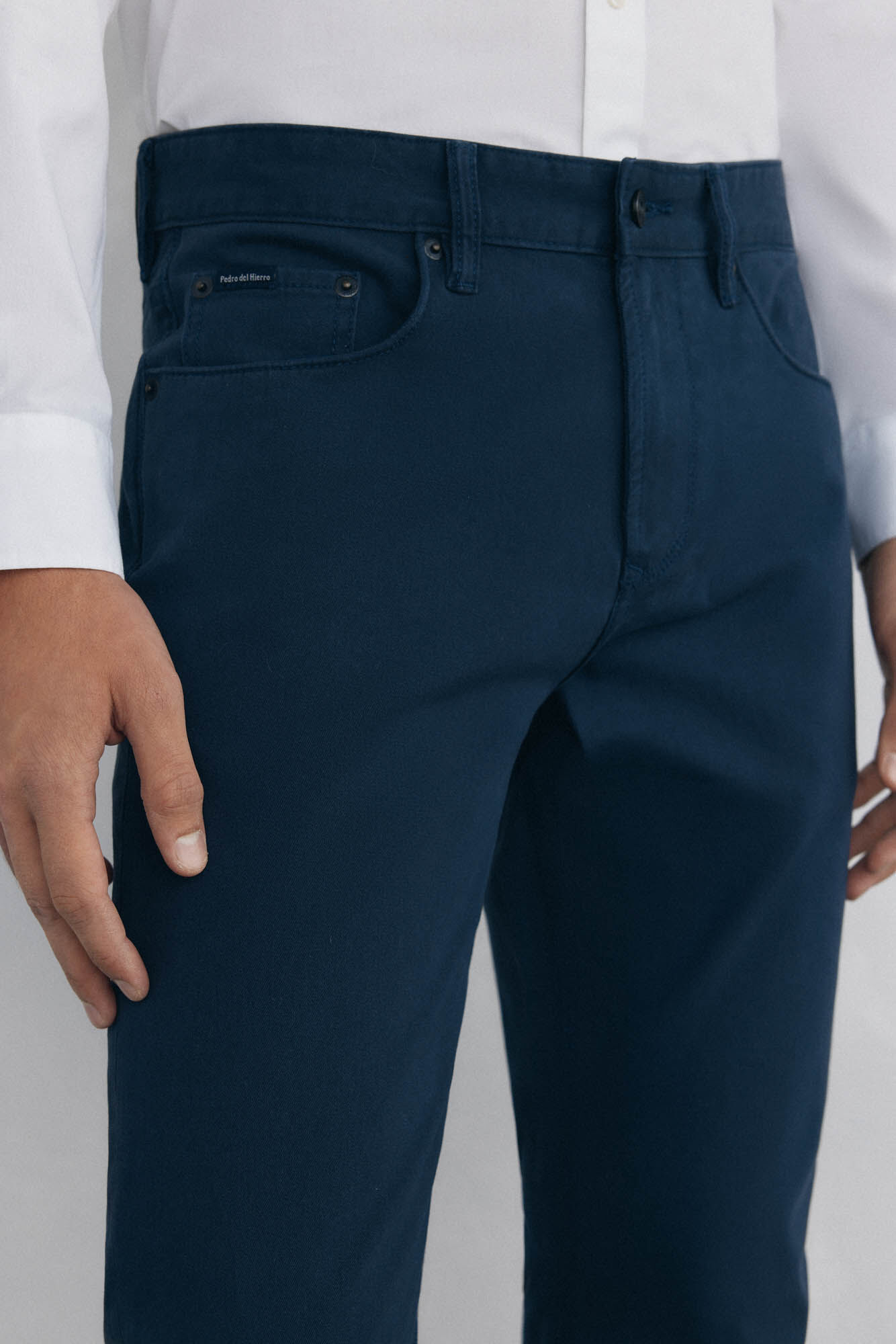 Pedro del Hierro Cal&ccedil;as 5 bolsos cor slim fit Azul