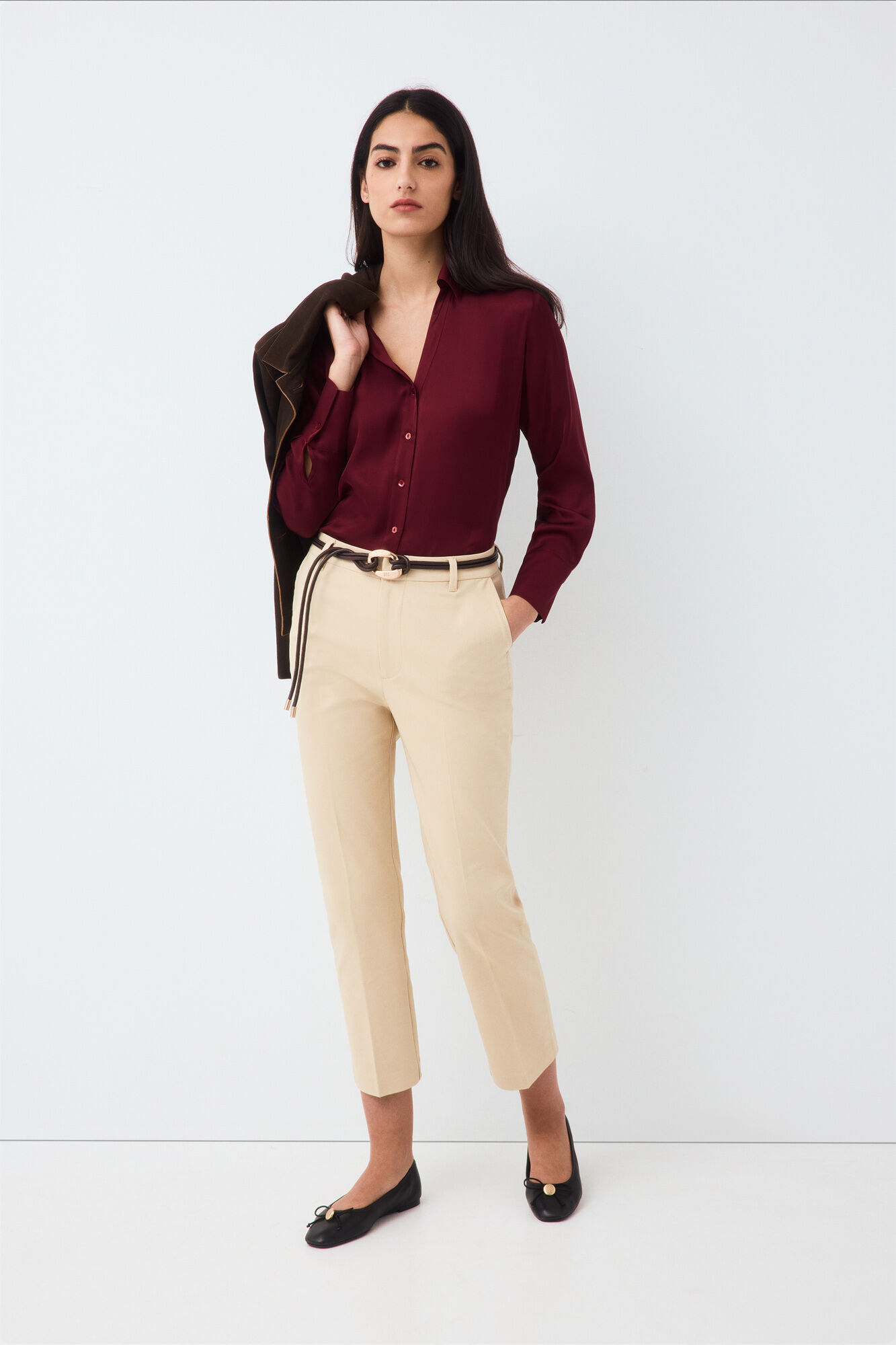 Pedro del Hierro Classic straight trousers