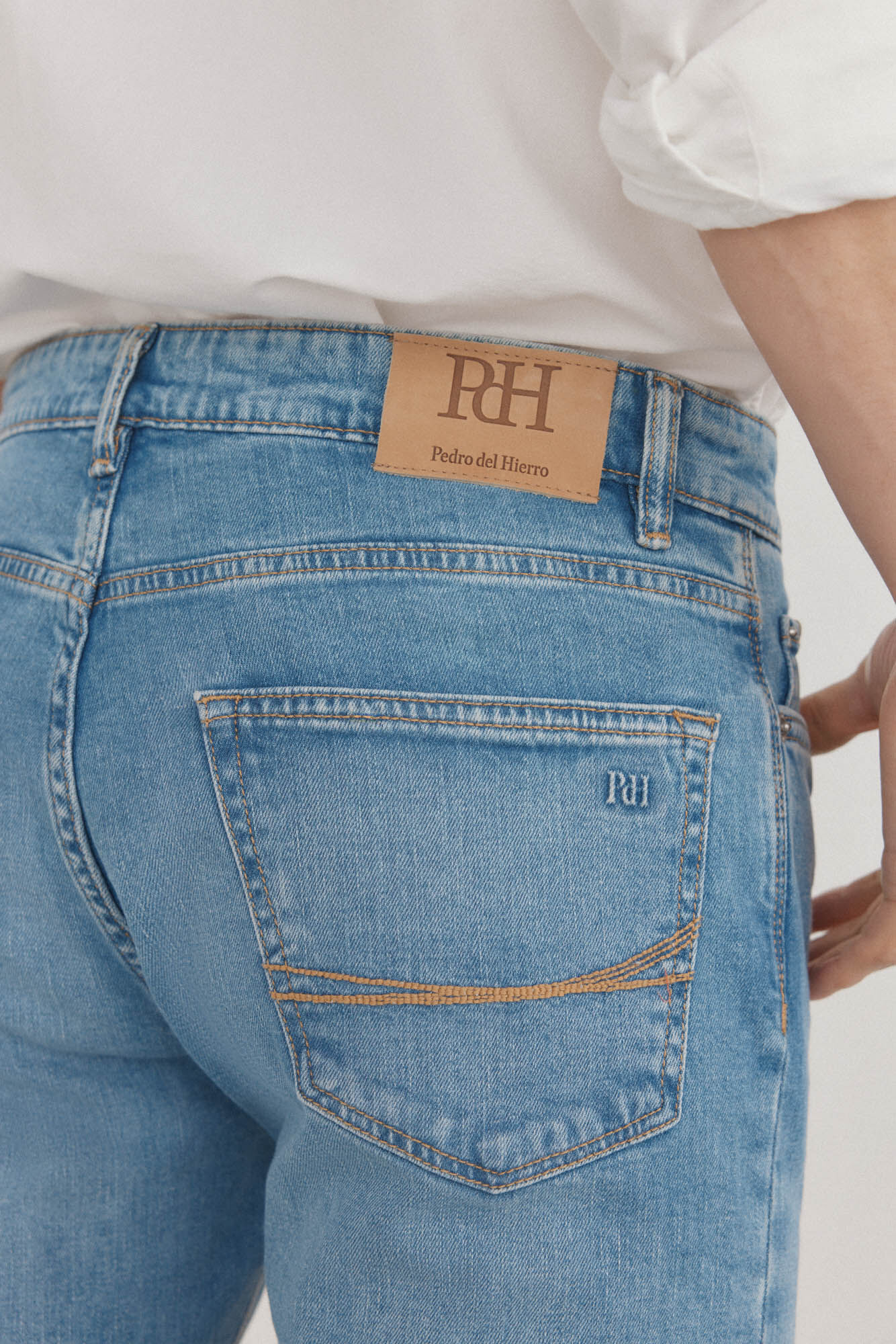 Pedro del Hierro Slim fit Premium Flex jeans Blue