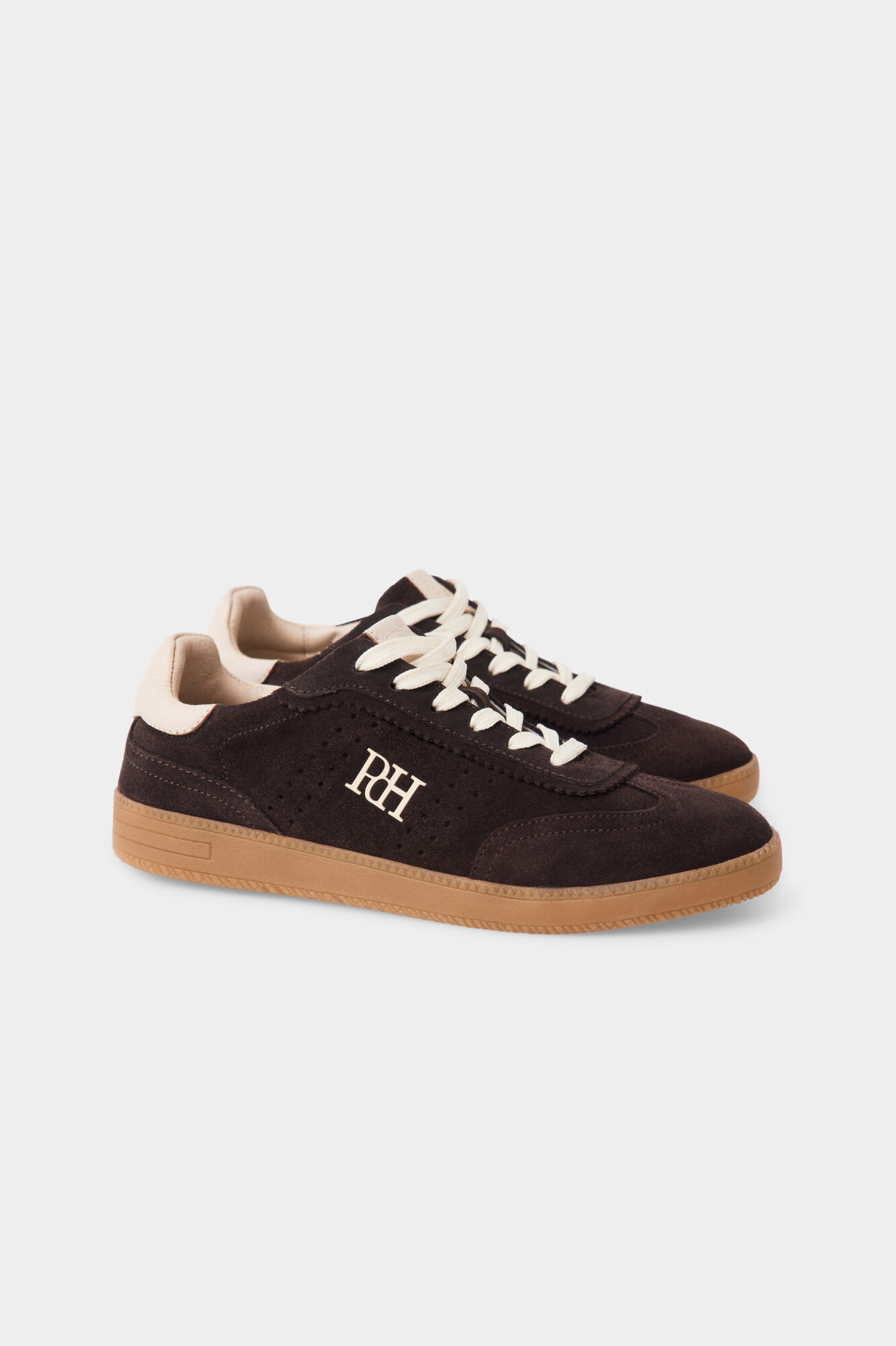 Pedro del Hierro Leather sneaker Brown