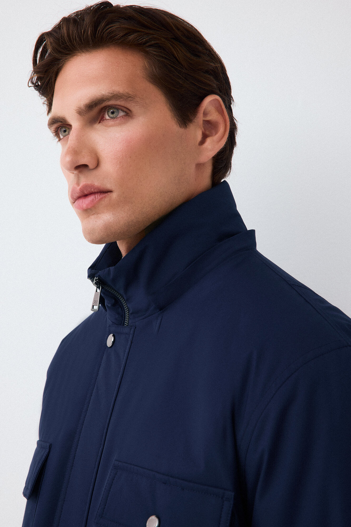 Pedro del Hierro Field jacket 4 bolsos Azul