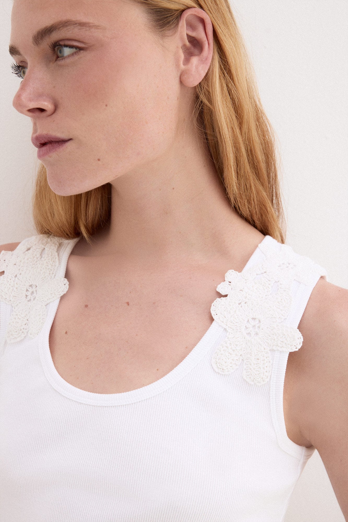 Pedro del Hierro Sleeveless ribbed T-shirt