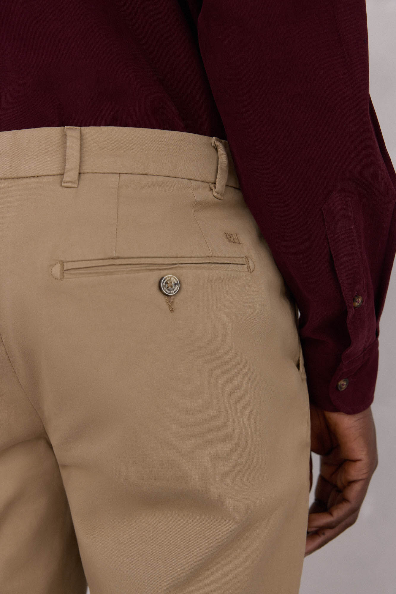 Pedro del Hierro Premium regular fit chinos pants Beige