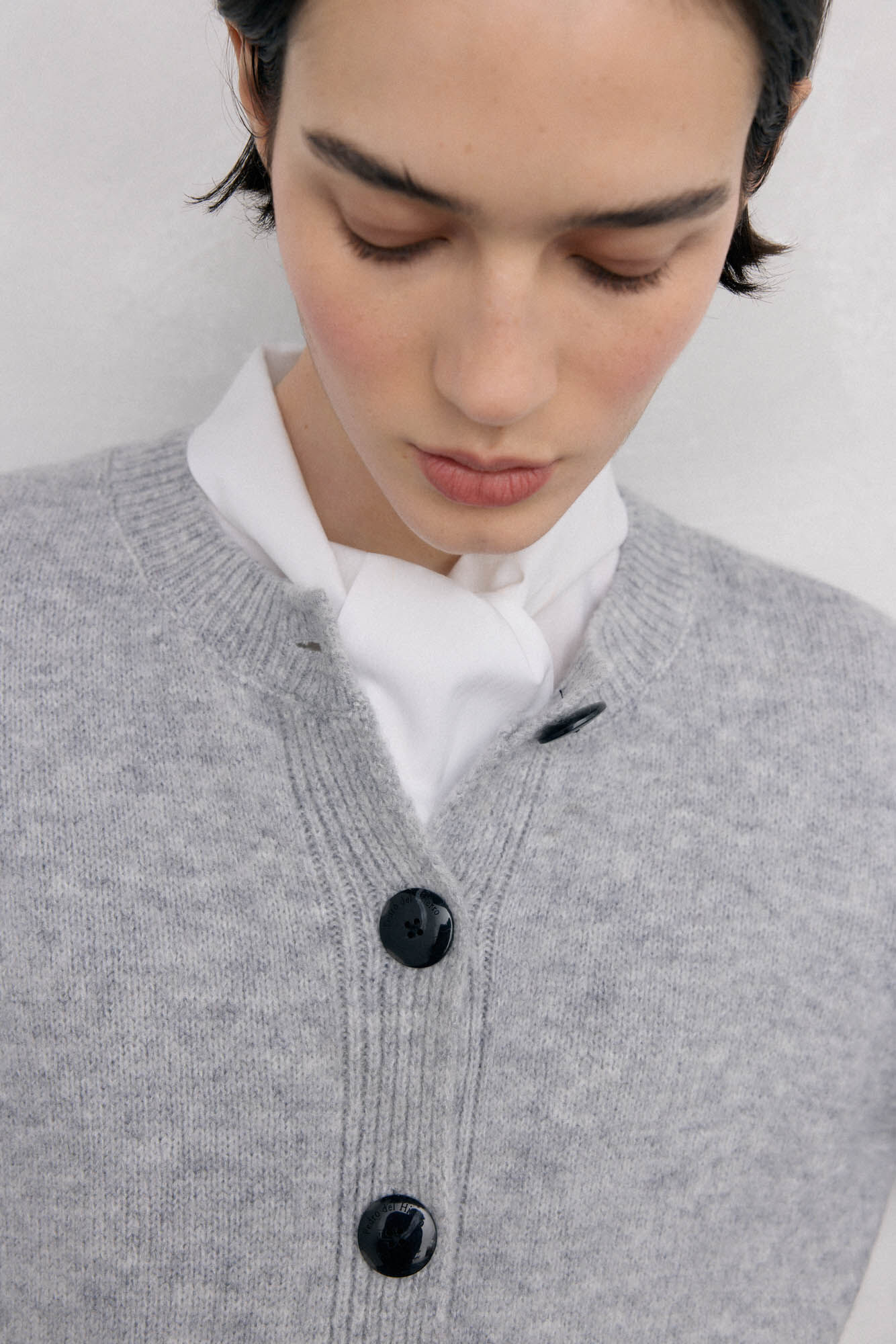 Pedro del Hierro jersey-knit jacket with cross-knit details