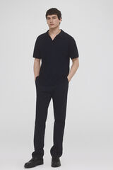 Pedro del Hierro Calças chino premium flex corte regular Azul