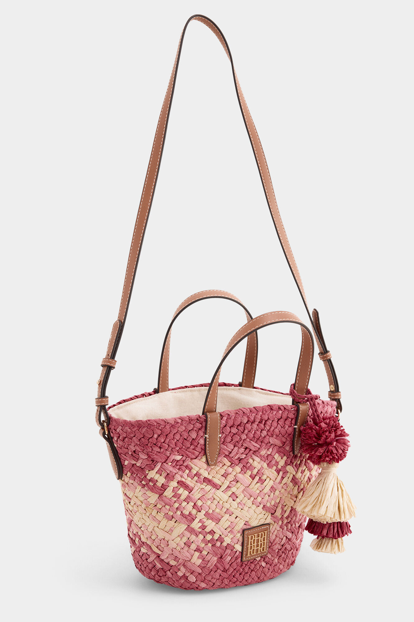 Pedro del Hierro Basket bag Pink