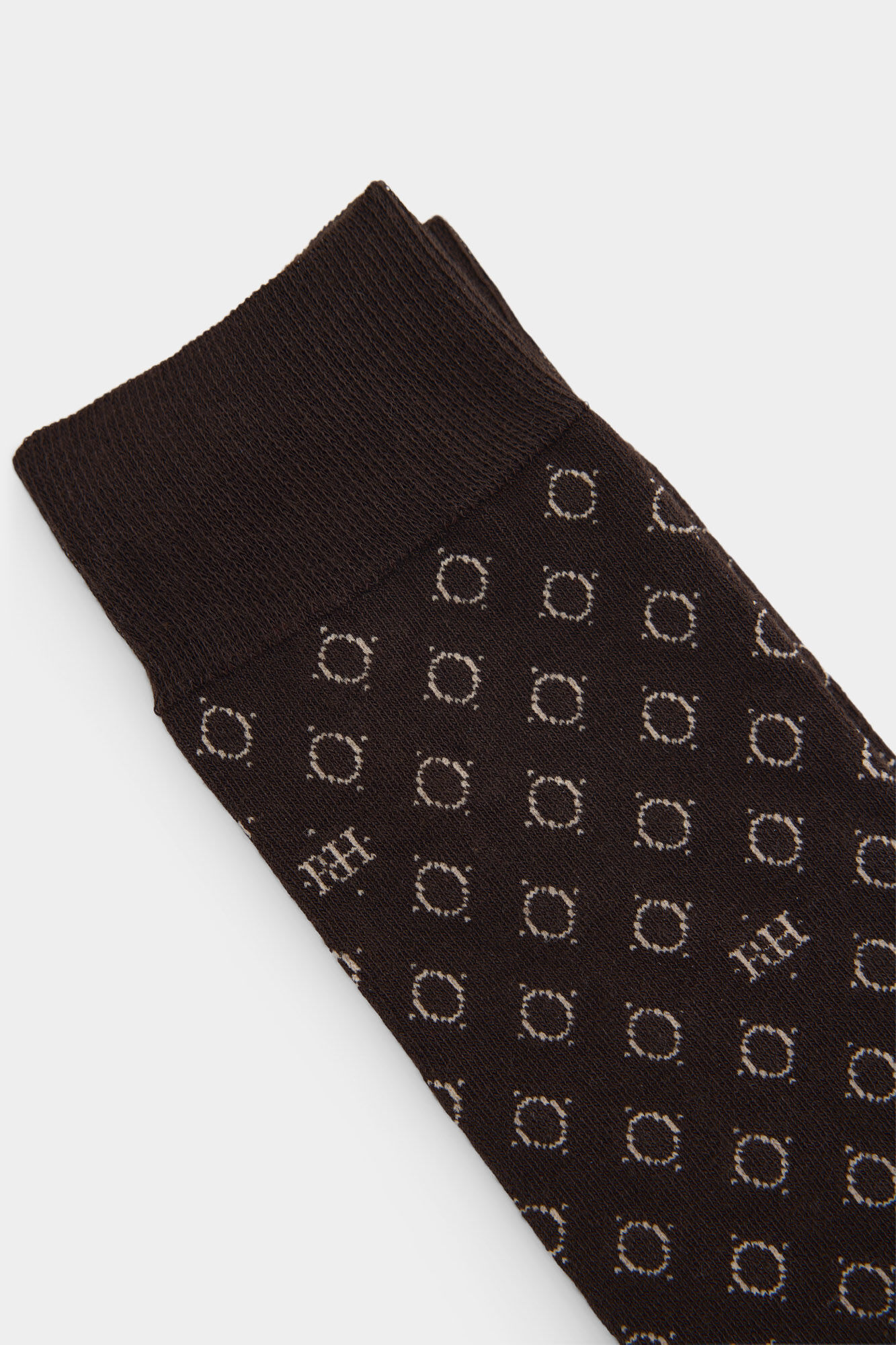 Pedro del Hierro Logo sport sock Brown