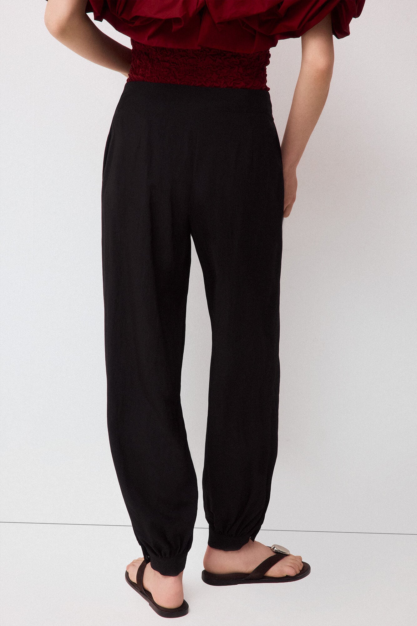Pedro del Hierro Harem trousers Black