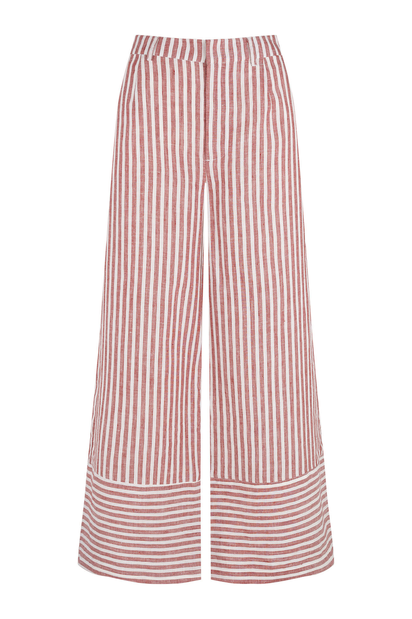 Pedro del Hierro Classic wide flare trousers Pink