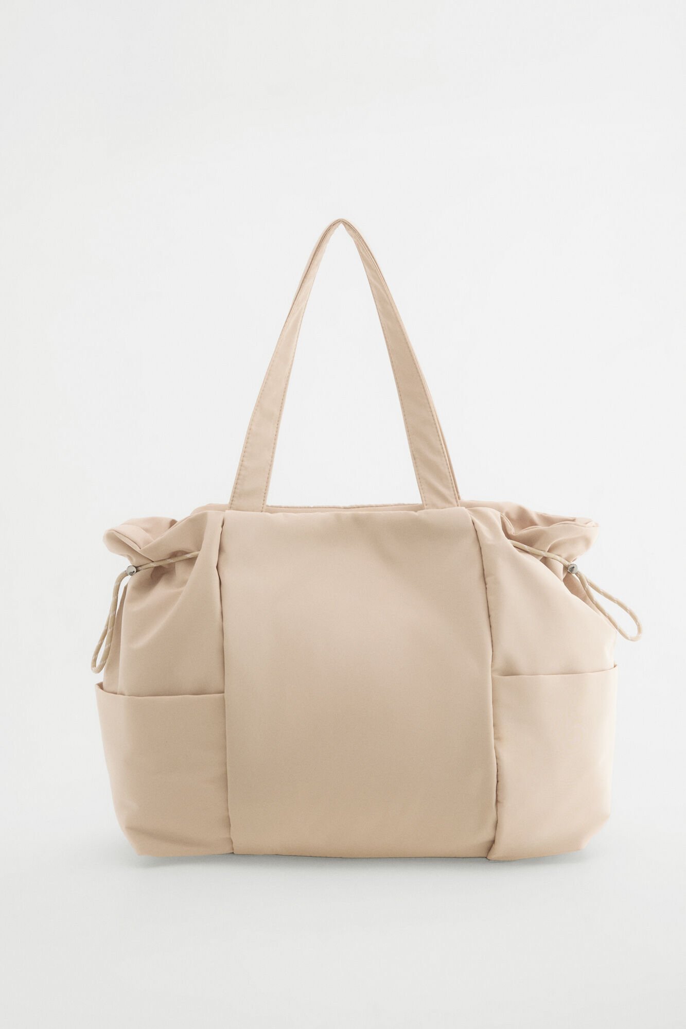 Pedro del Hierro Large canvas handbag Beige