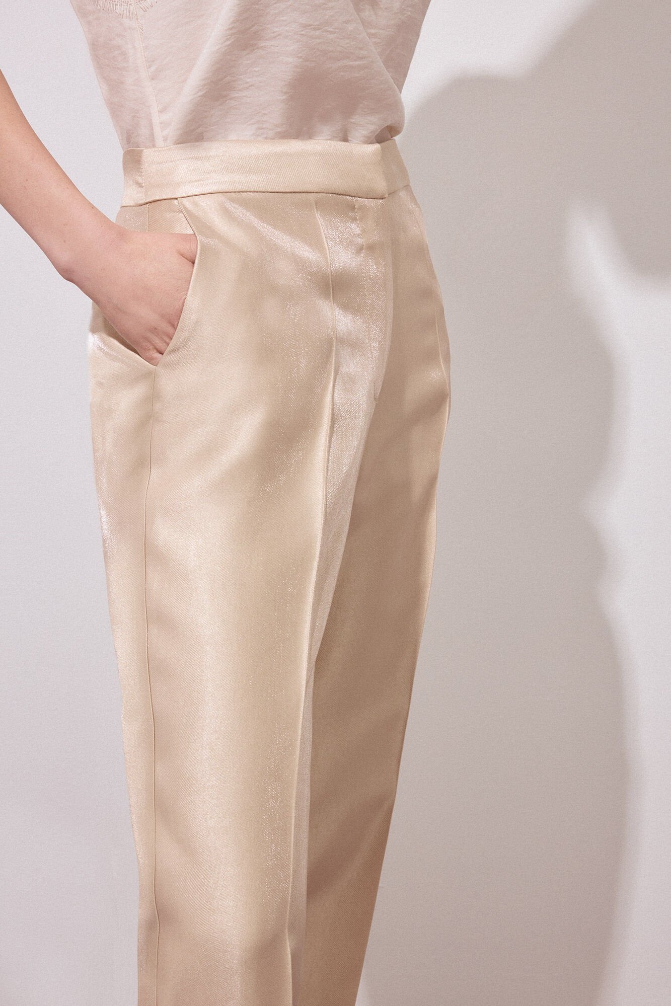 Pedro del Hierro Gold smart trousers Yellow