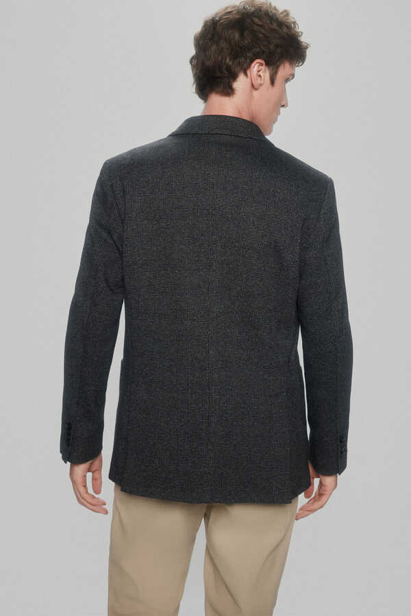 Pedro del Hierro Jersey-knit blazer with detachable elements Grey