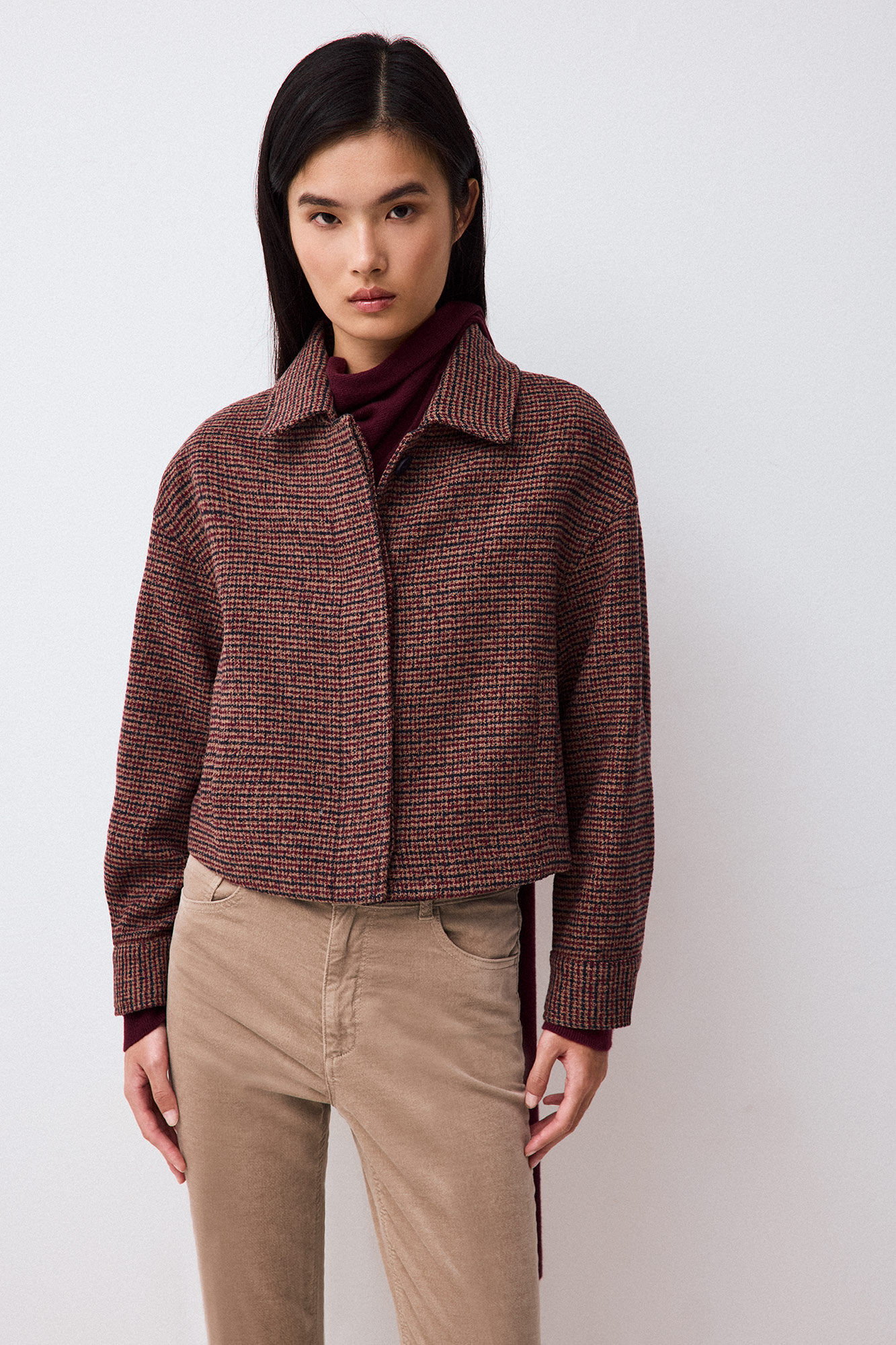 Pedro del Hierro Fantasy fabric jacket Red