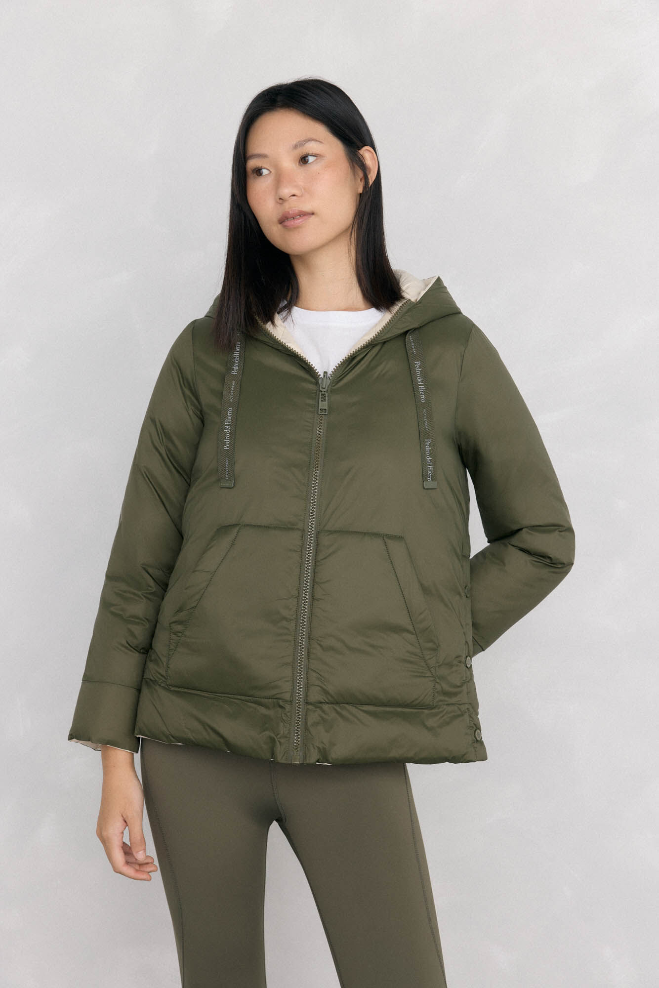 Pedro del Hierro Parka reversible capucha