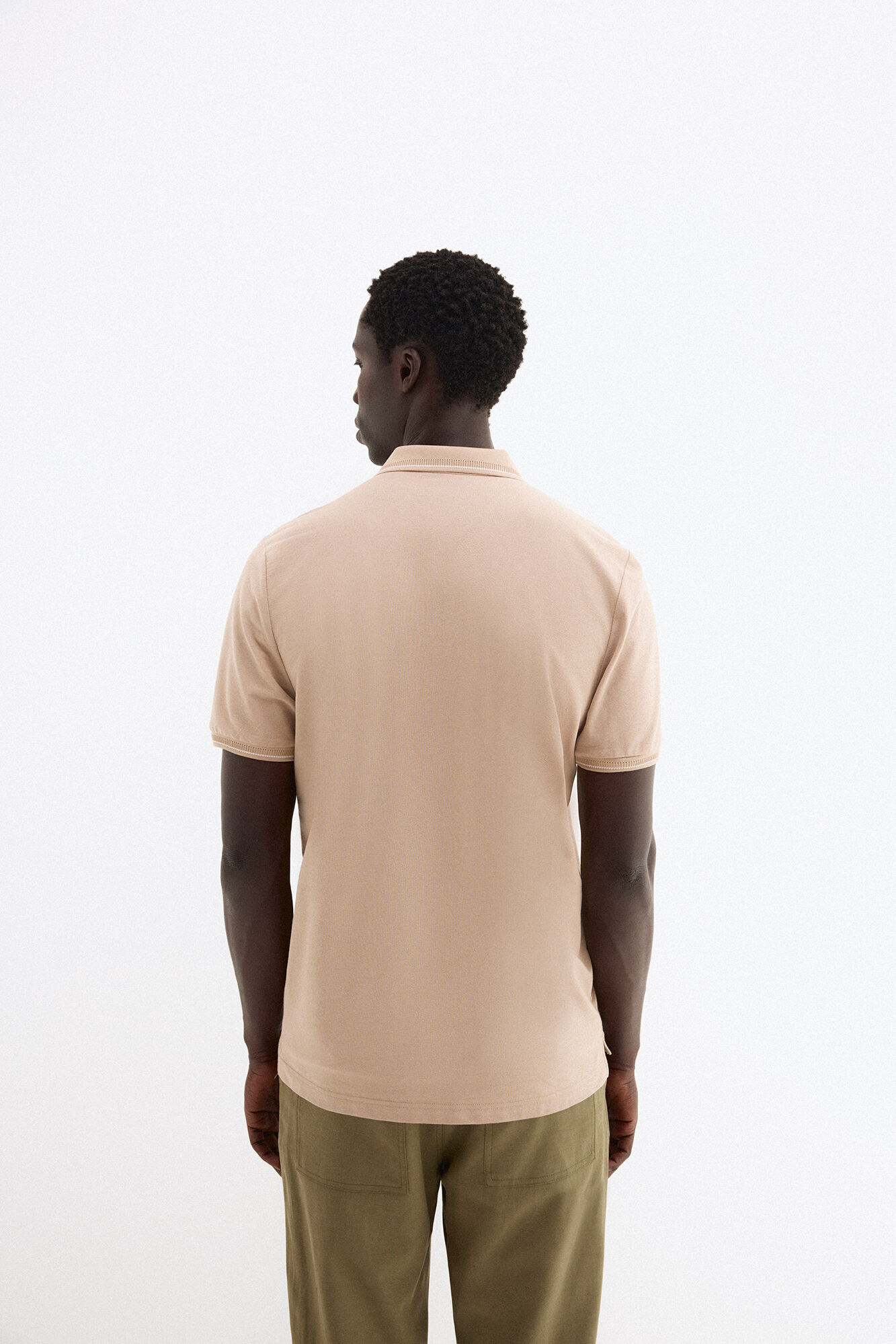 Pedro del Hierro Polo tips Beige