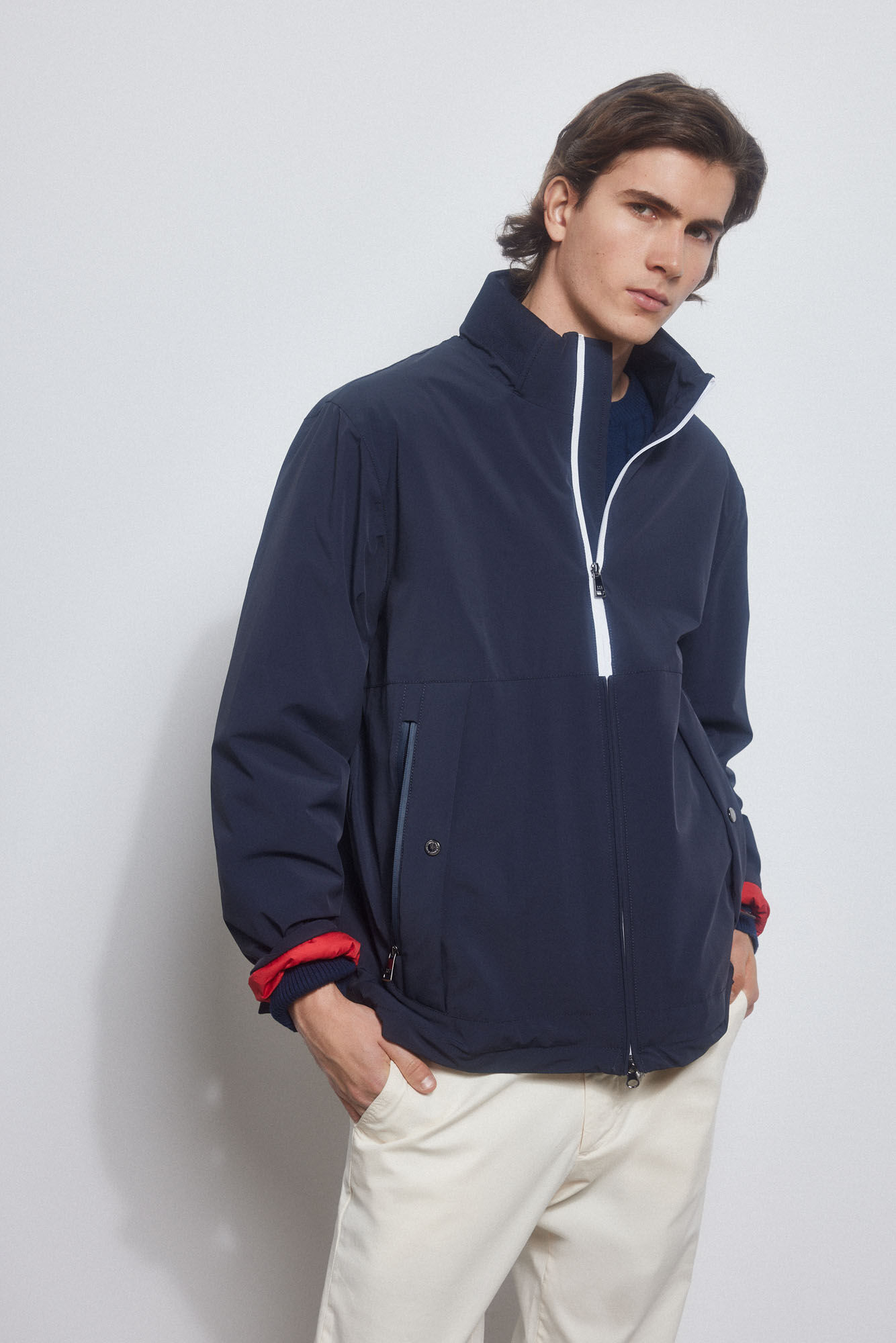 Pedro del Hierro Technical jacket Blue