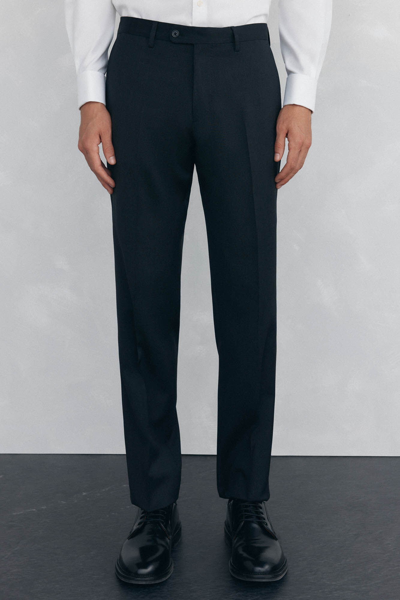 Pedro del Hierro plain tailored bi-stretch trousers