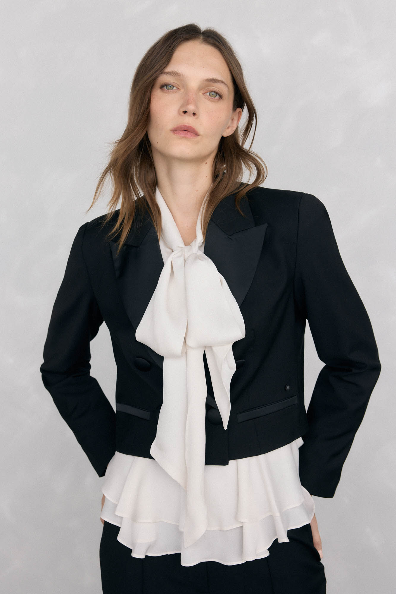 Pedro del Hierro Blazer curto preto
