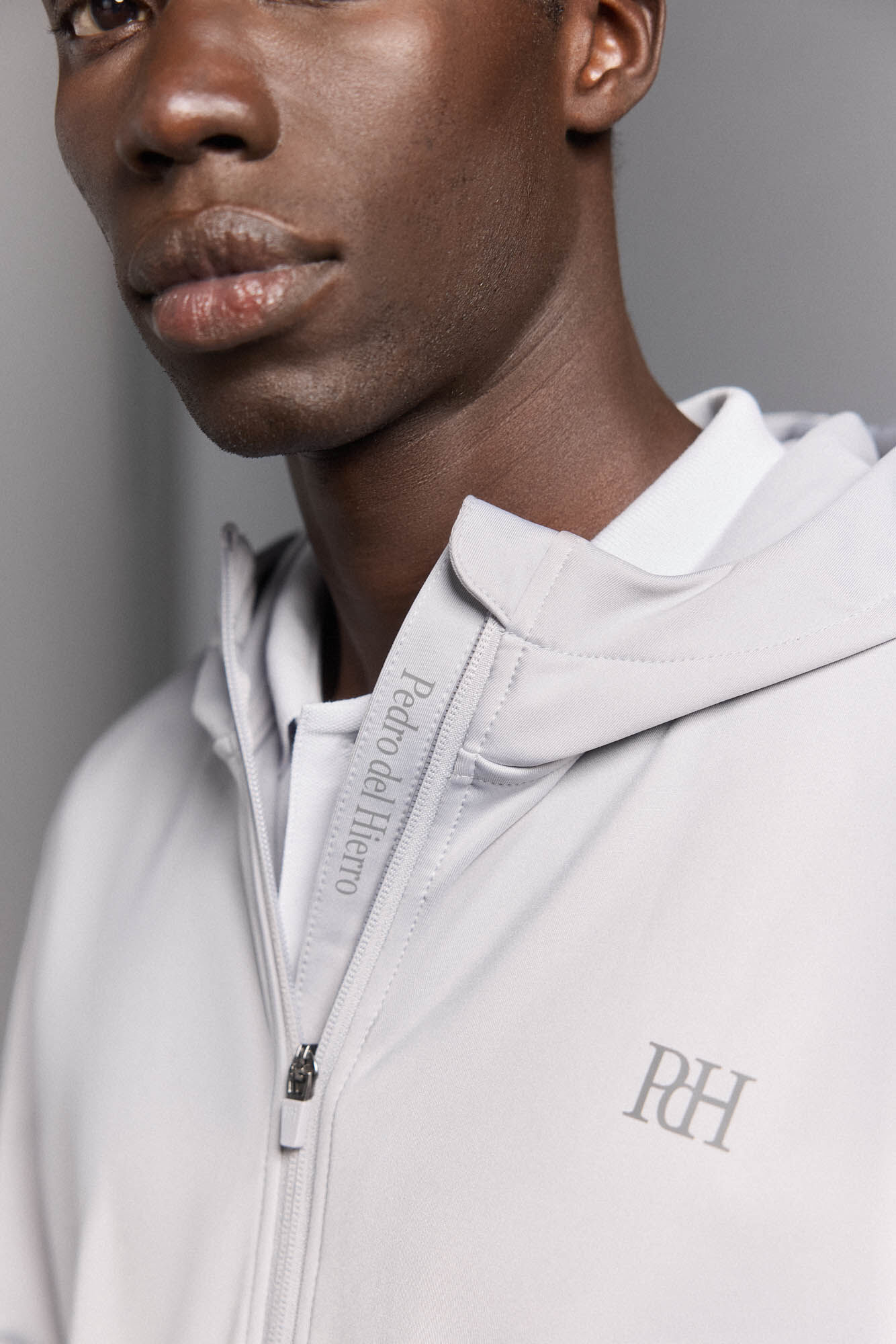 Pedro del Hierro Plain golf sweatshirt Grey