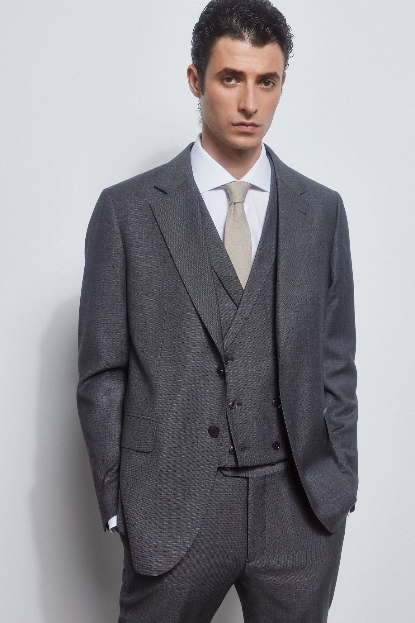 Pedro del Hierro Grey waistcoat Grey