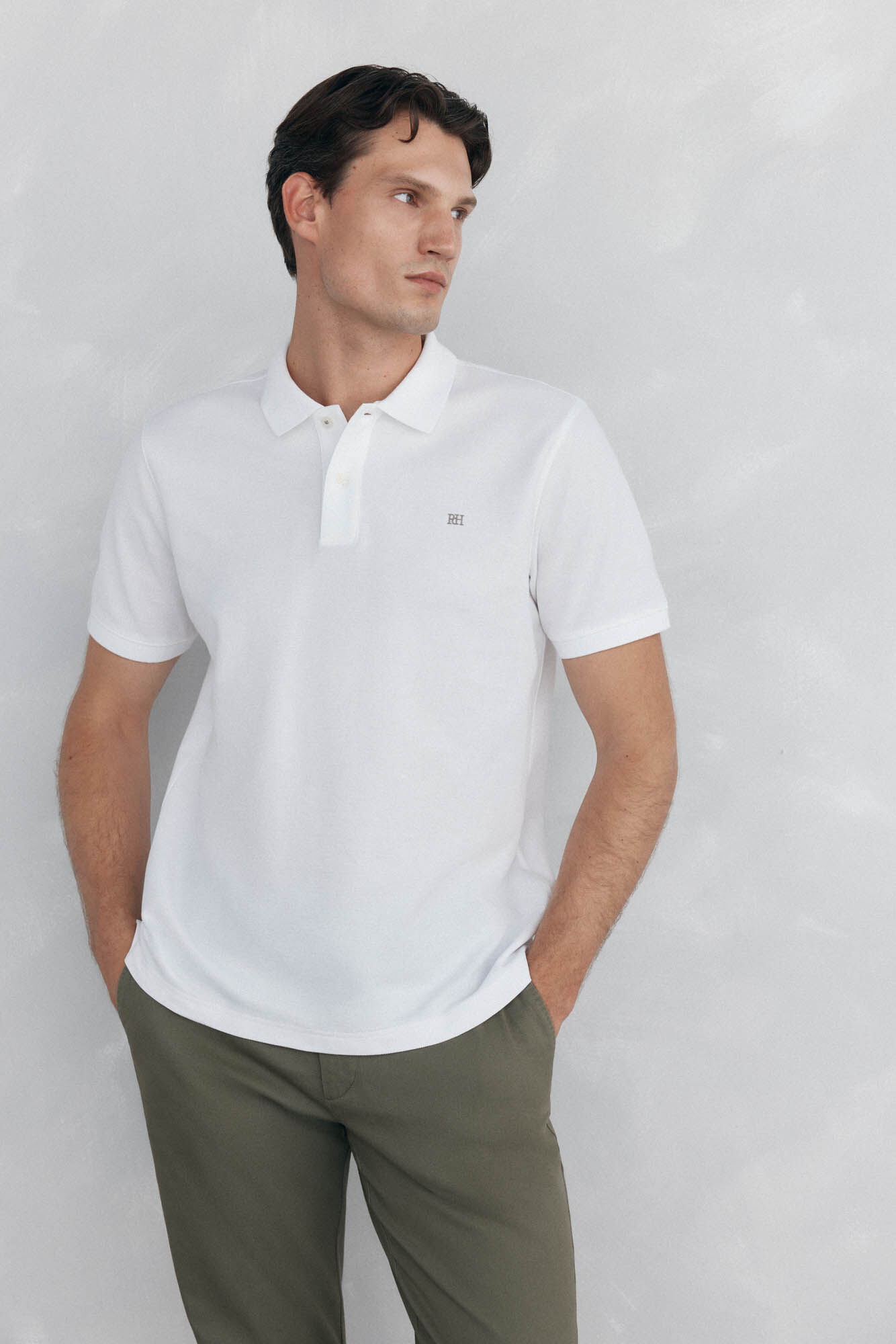 Pedro del Hierro Basic regular piqu&eacute; polo shirt