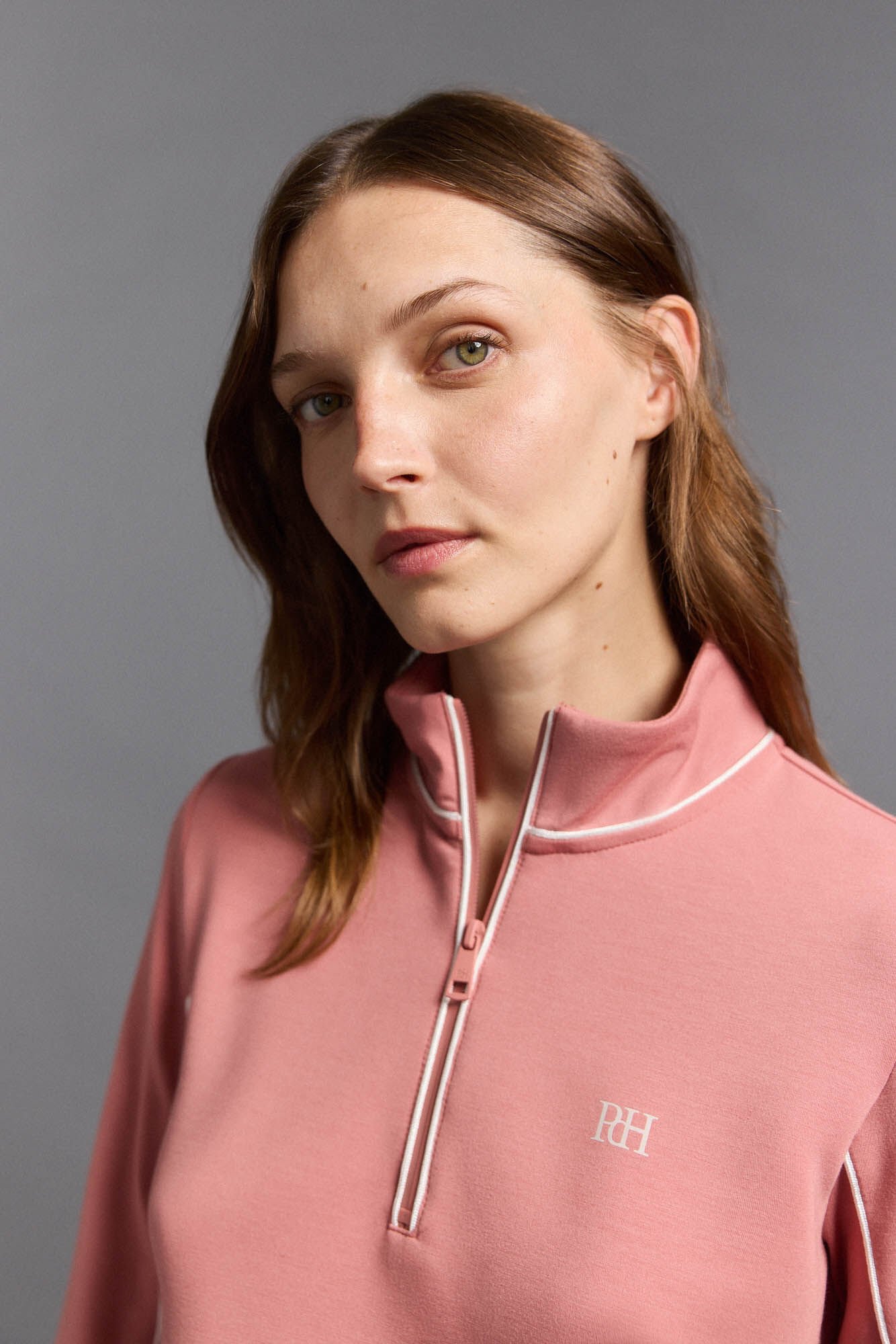 Pedro del Hierro Technical golf sweatshirt Pink