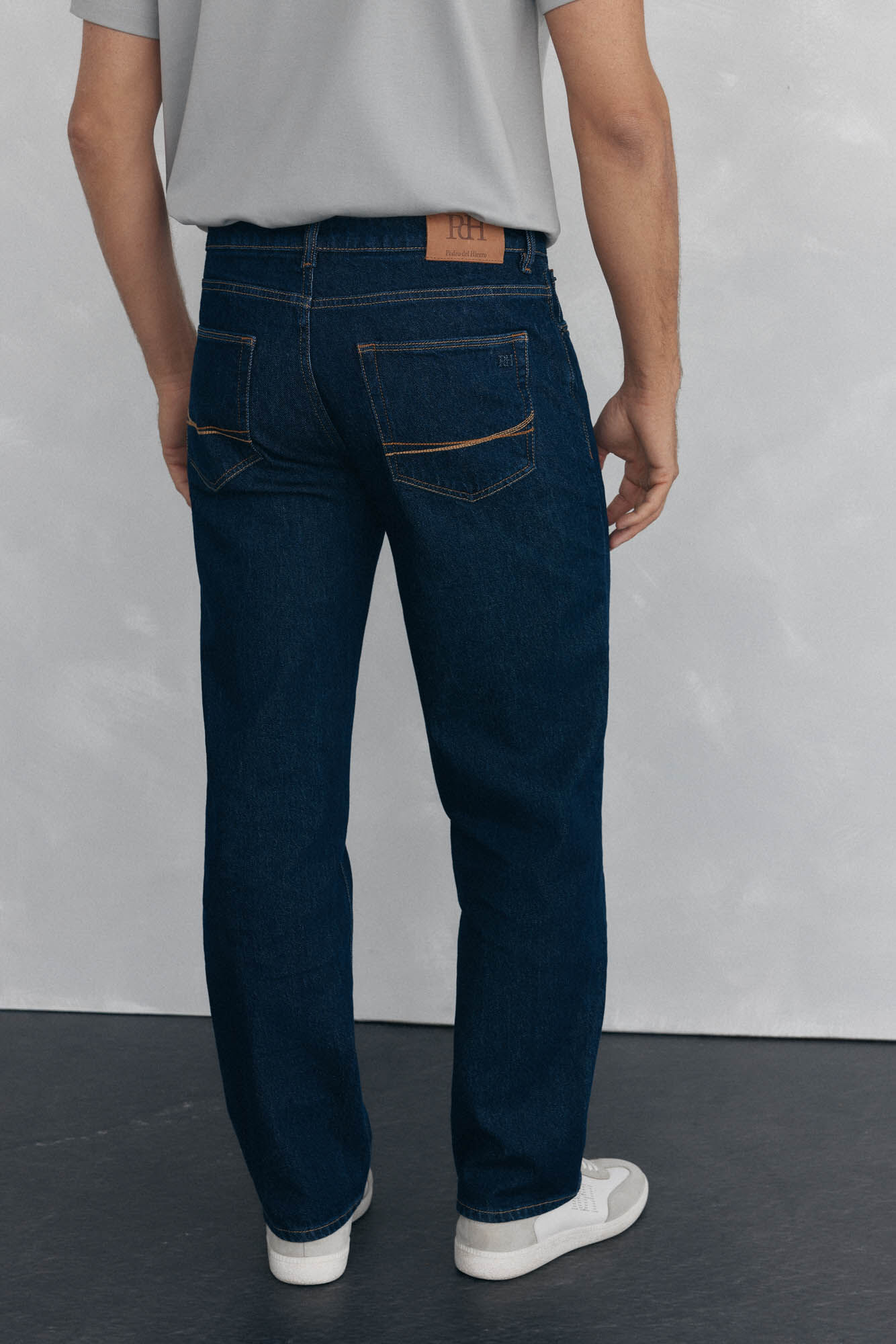 Pedro del Hierro Straight-fit jeans Blue