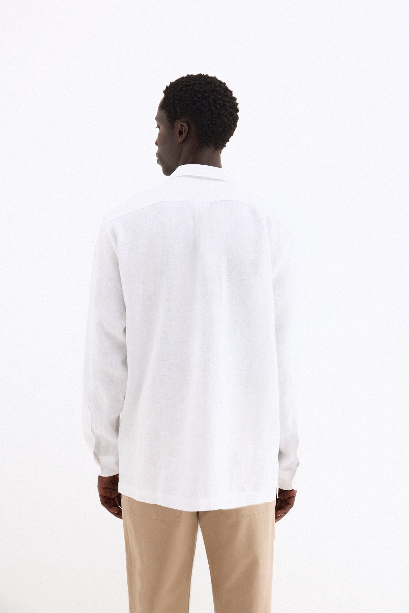 Pedro del Hierro Guayabera lino Blanco