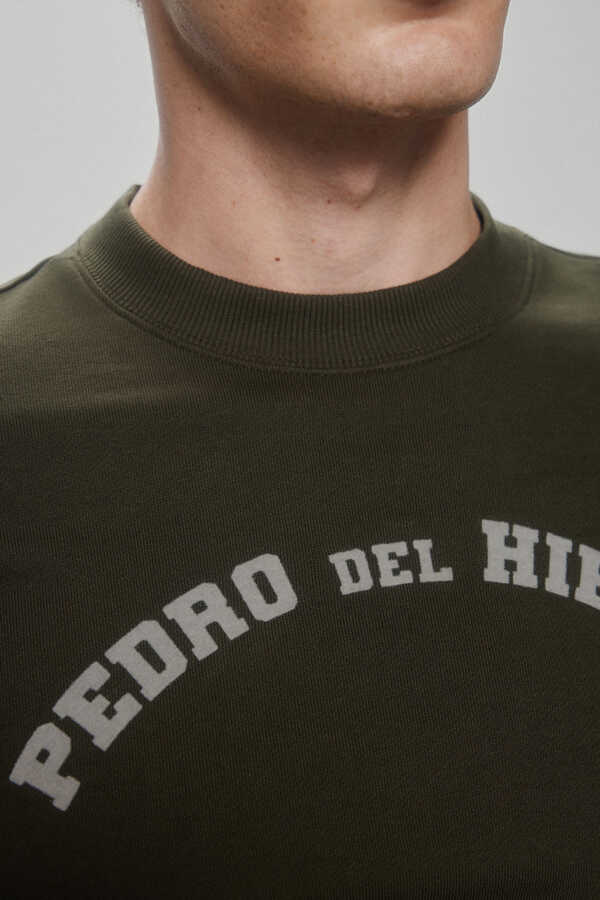 Pedro del Hierro sudadera logo bordado Green