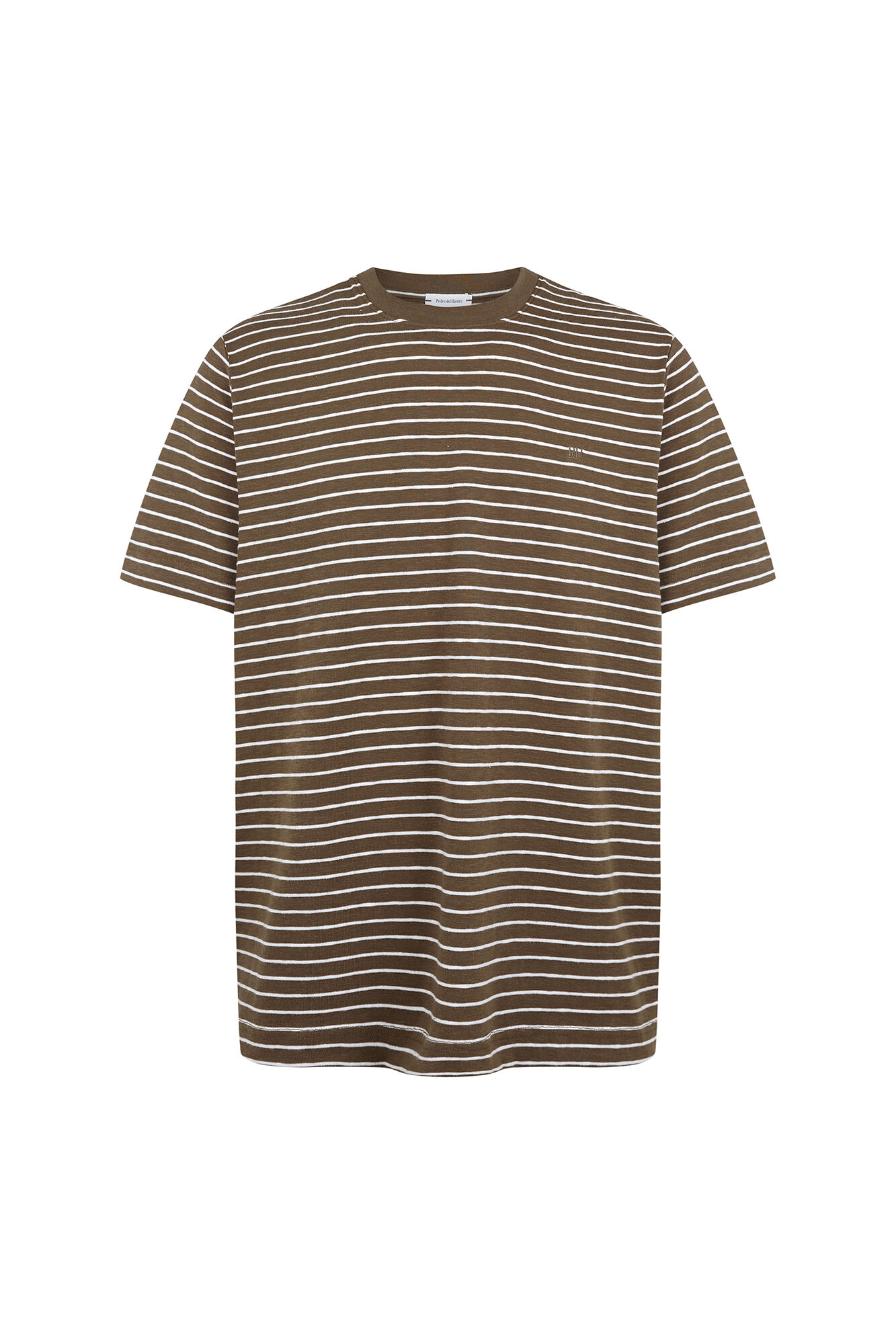 Pedro del Hierro Striped T-shirt Green