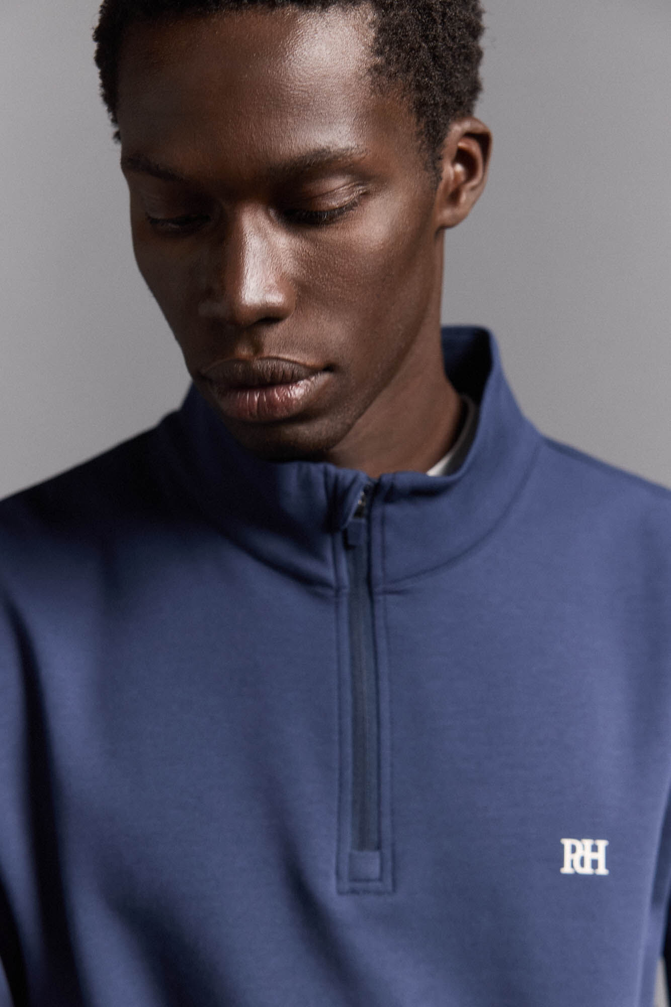 Pedro del Hierro fecho-&eacute;clair com Sweatshirt para golfe Azul