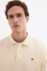 Pedro del Hierro Piqu&eacute; basic polo shirt Yellow