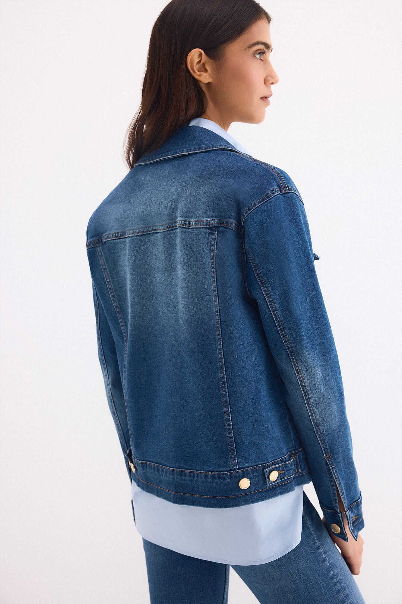 Pedro del Hierro Denim jacket Blue