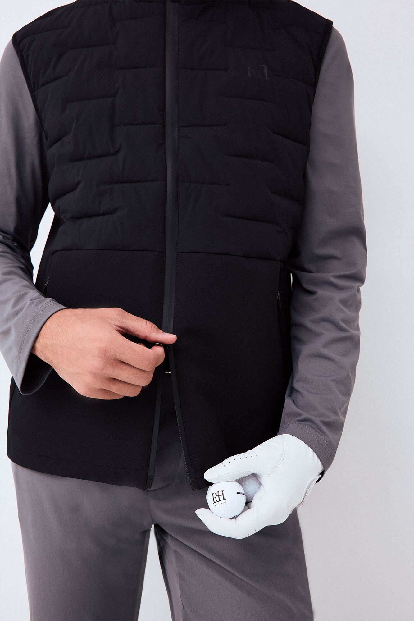 Pedro del Hierro Puffer gilet Golf Black