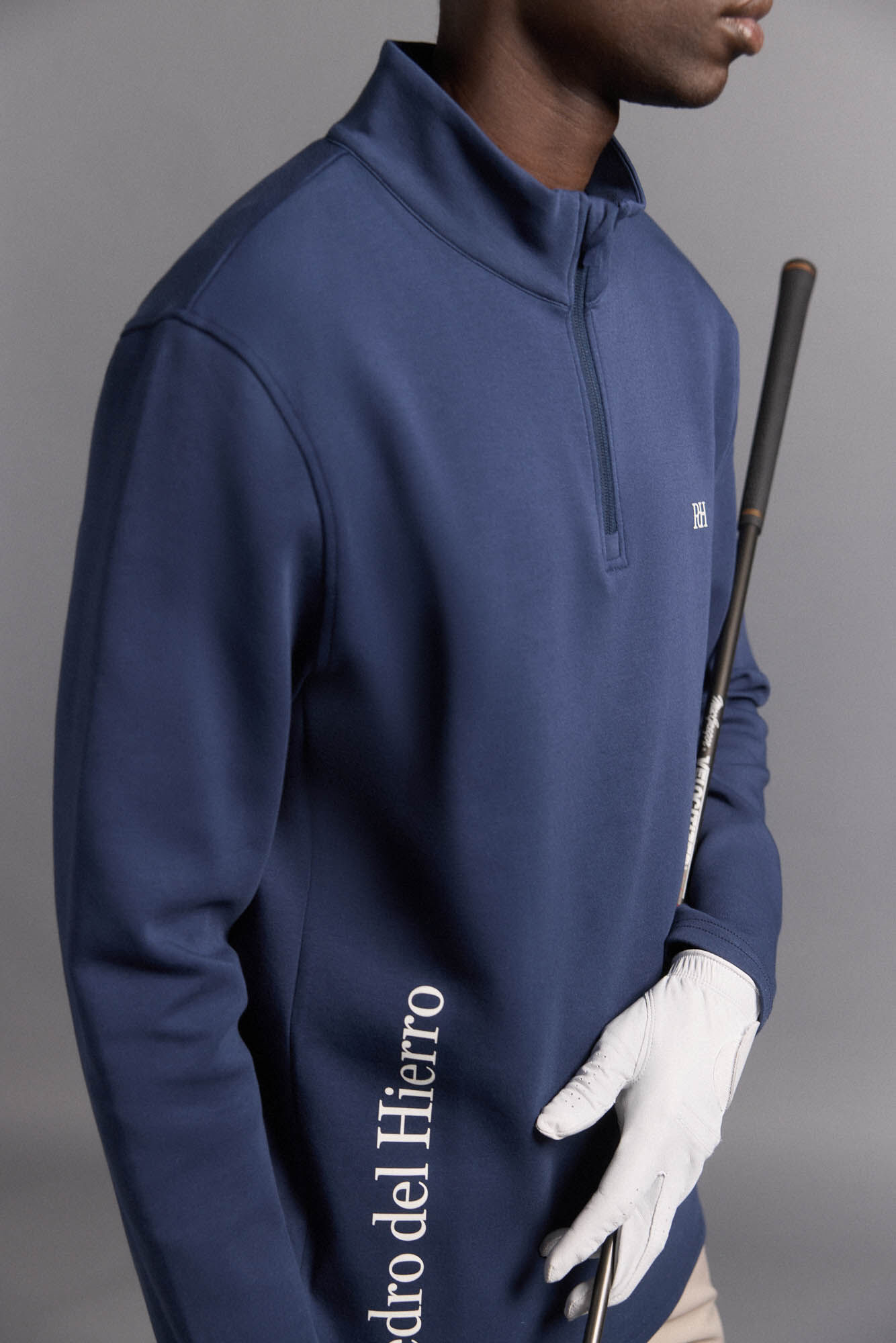 Pedro del Hierro fecho-&eacute;clair com Sweatshirt para golfe Azul