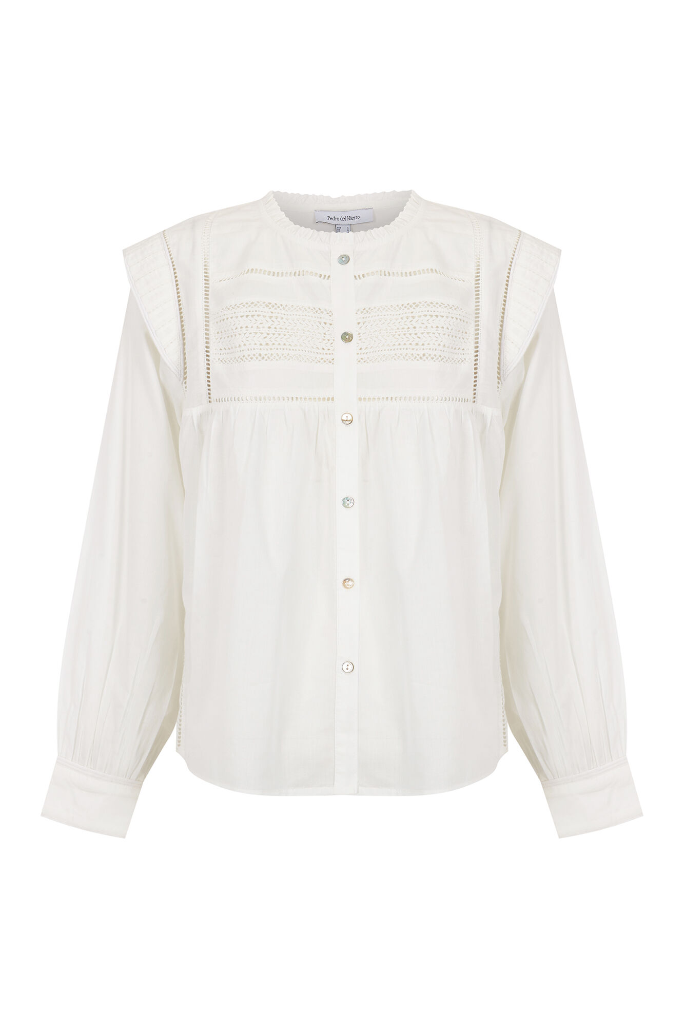 Pedro del Hierro Romantic blouse Ecru