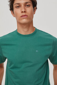 Pedro del Hierro Camiseta cuello caja Green