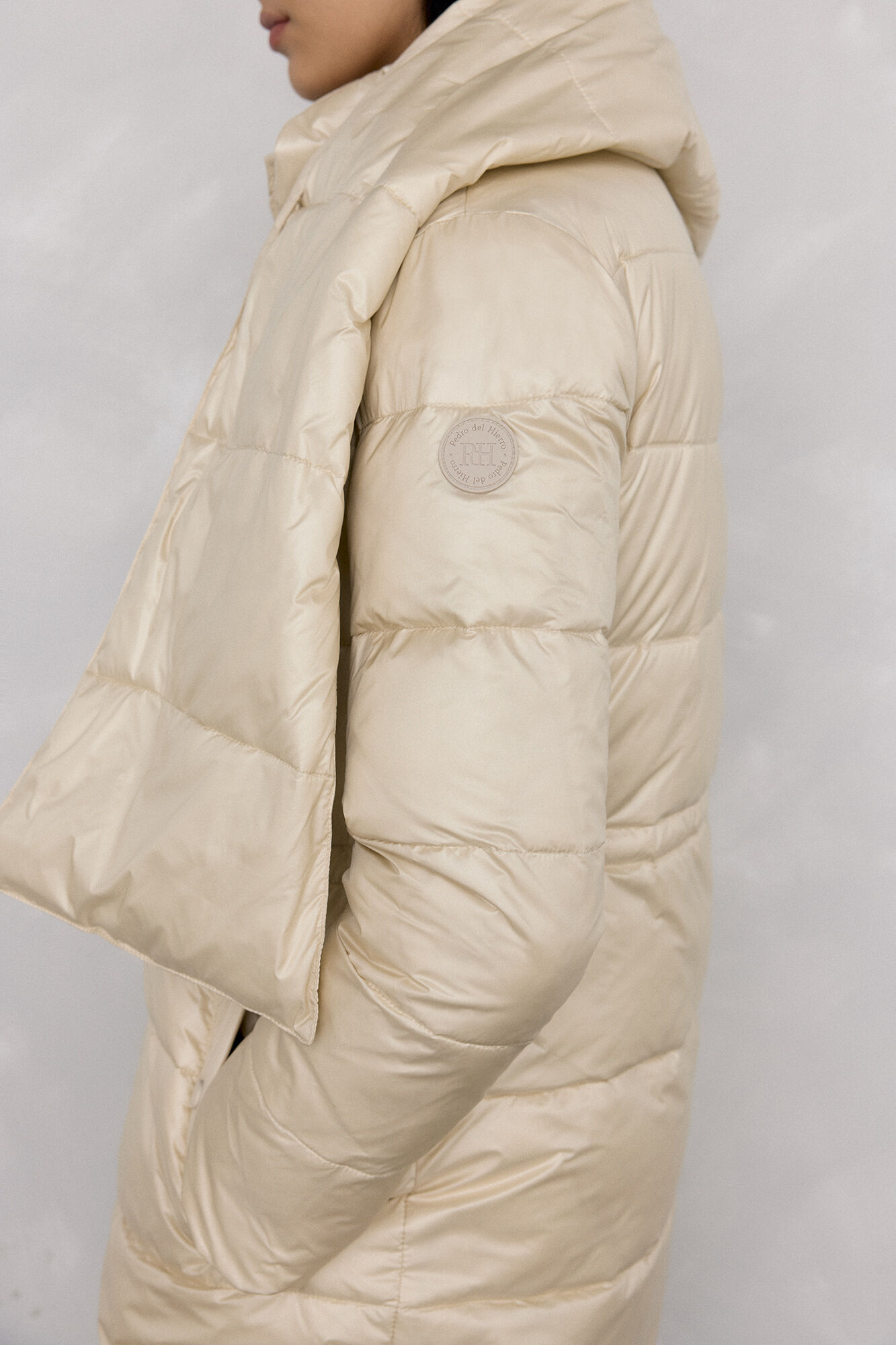 Pedro del Hierro Parka larga bufanda