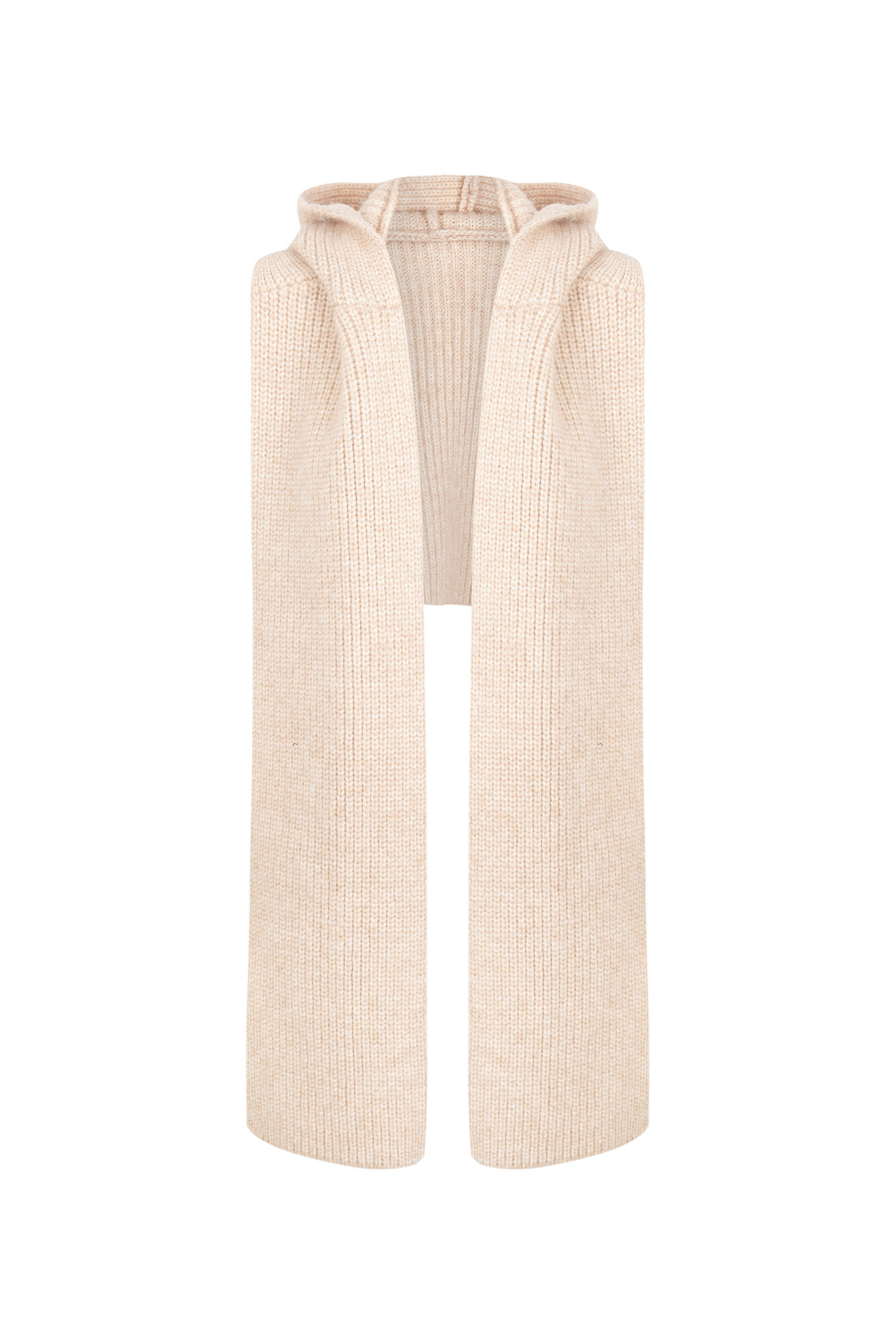 Pedro del Hierro Cachecol malha canelada Beige