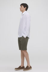 Pedro del Hierro Plain linen shirt White