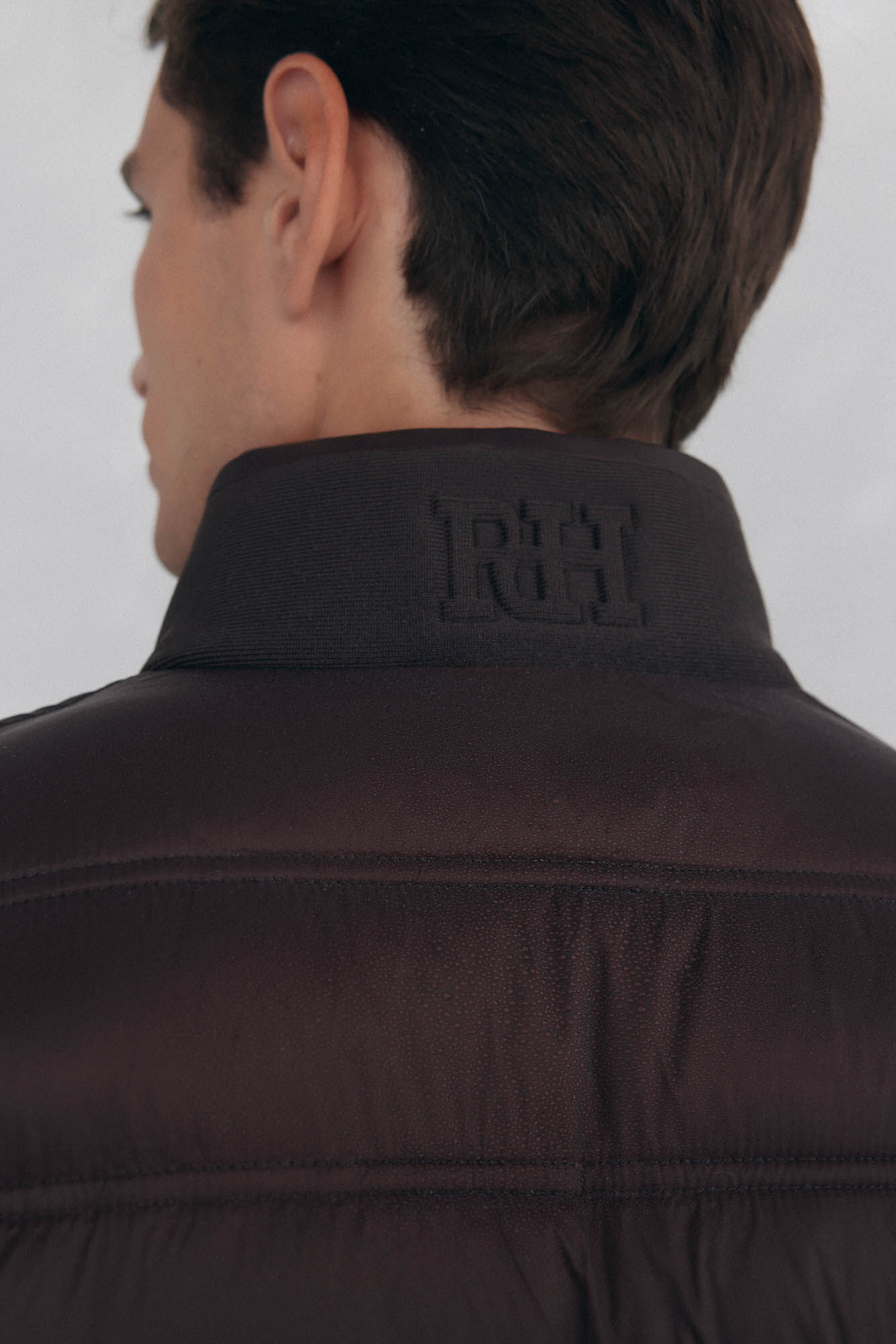 Pedro del Hierro Ultra-light quilted jacket Brown