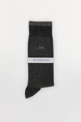 Pedro del Hierro Sport striped socks Grey