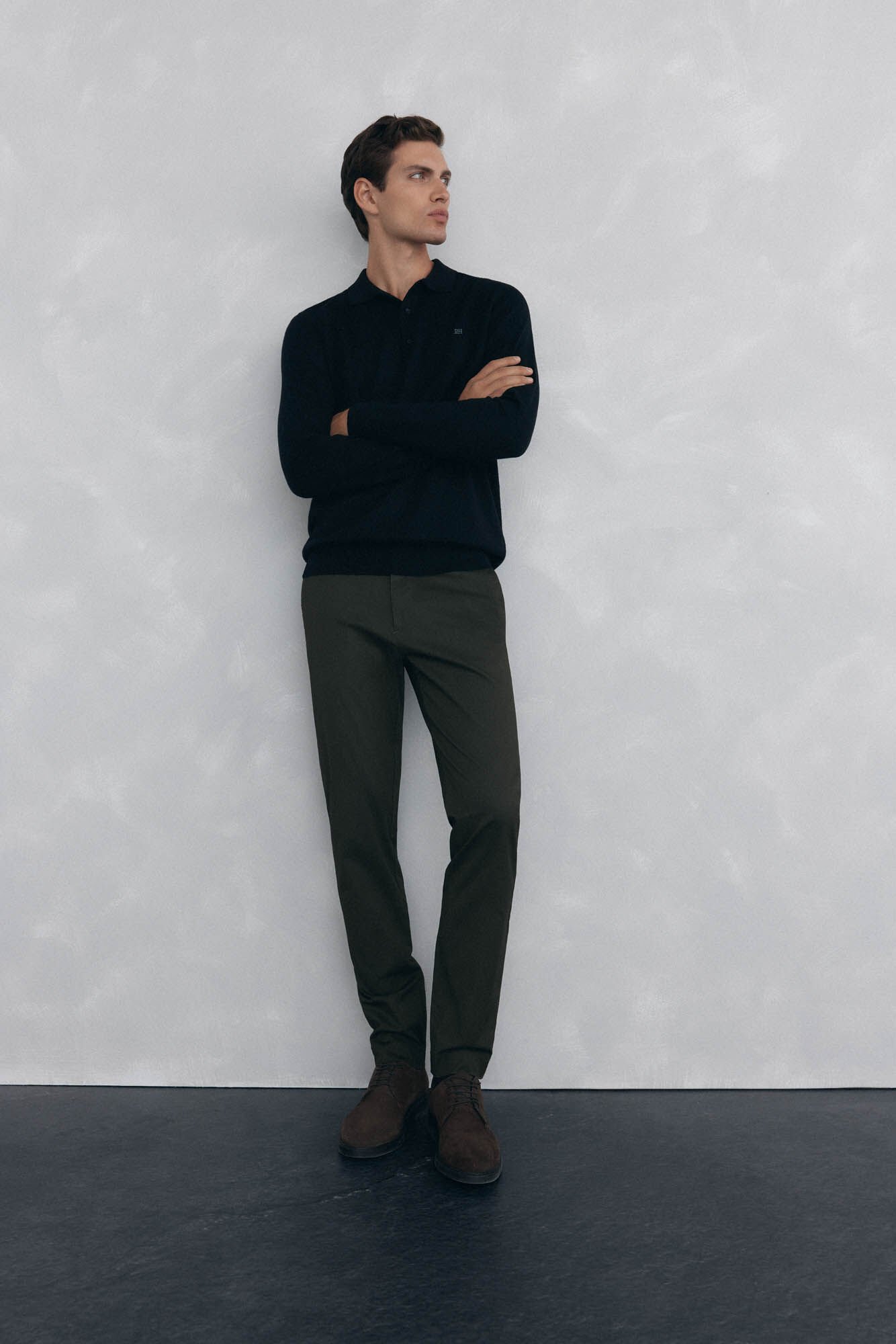 Pedro del Hierro Cal&ccedil;a cal&ccedil;as chino com estampa slim fit