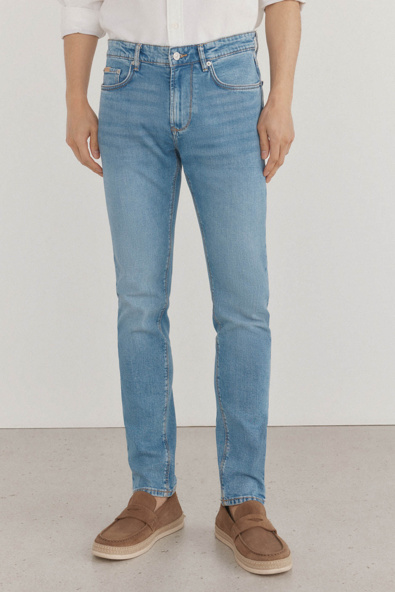 Pedro del Hierro Slim fit Premium Flex jeans Blue